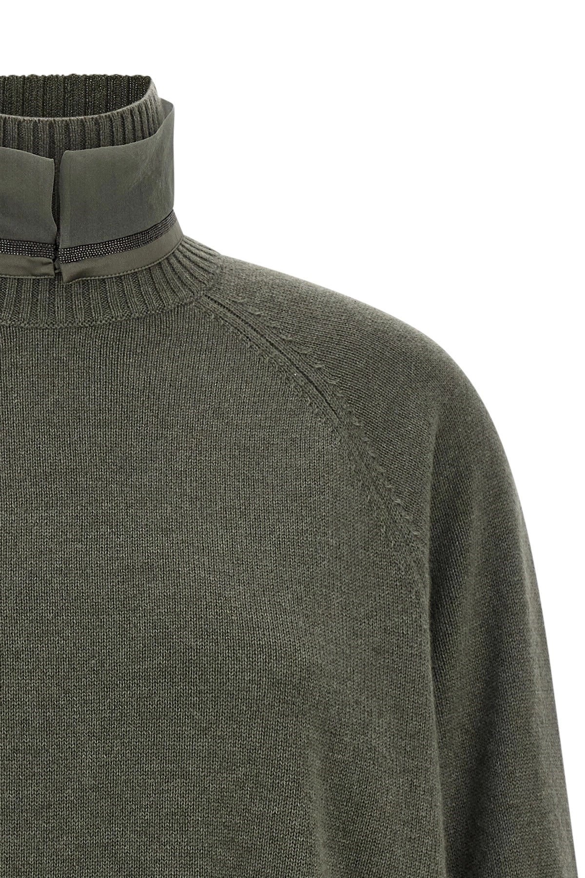 Brunello Cucinelli Monile Insert Sweater