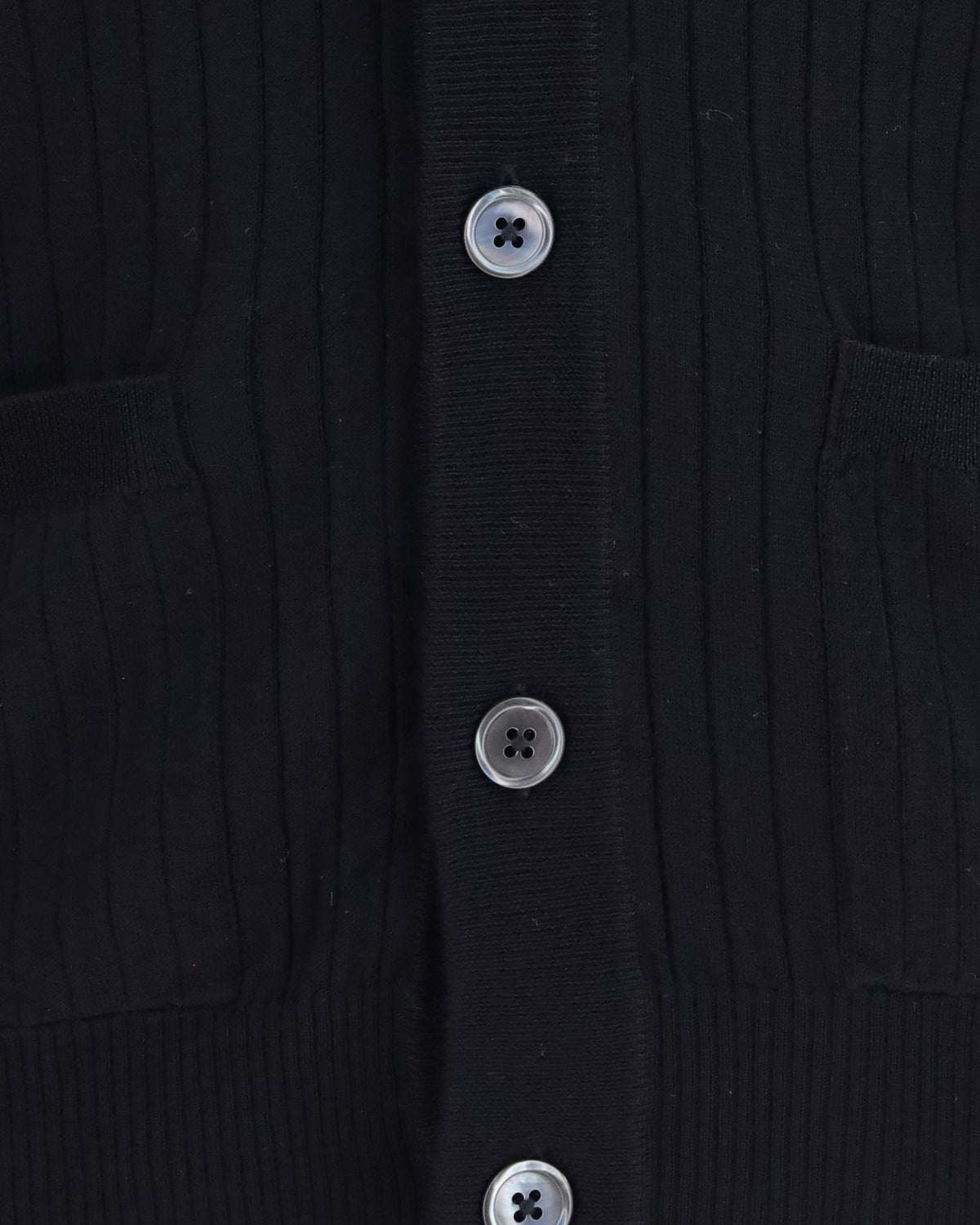 Thom Browne Ribbed Merino Wool Cardigan