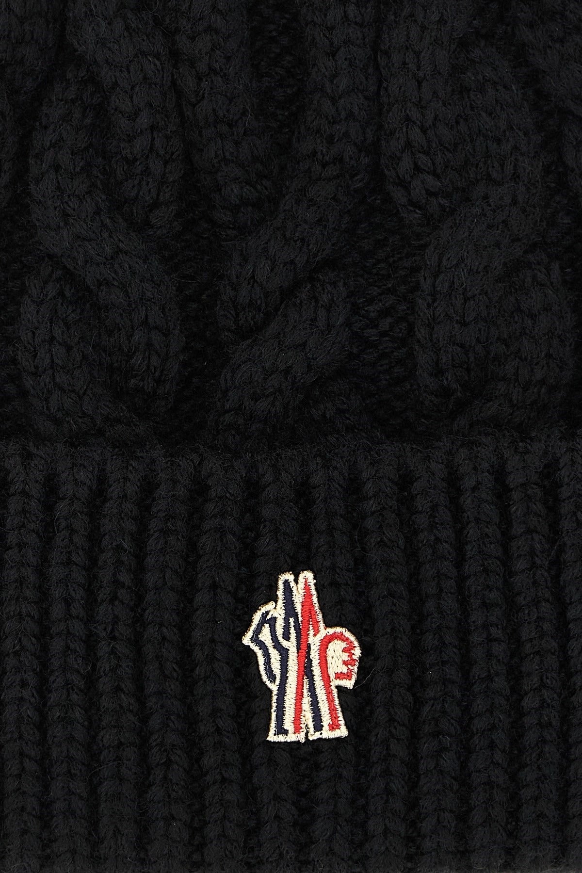 Moncler Grenoble Logo Patch Beanie