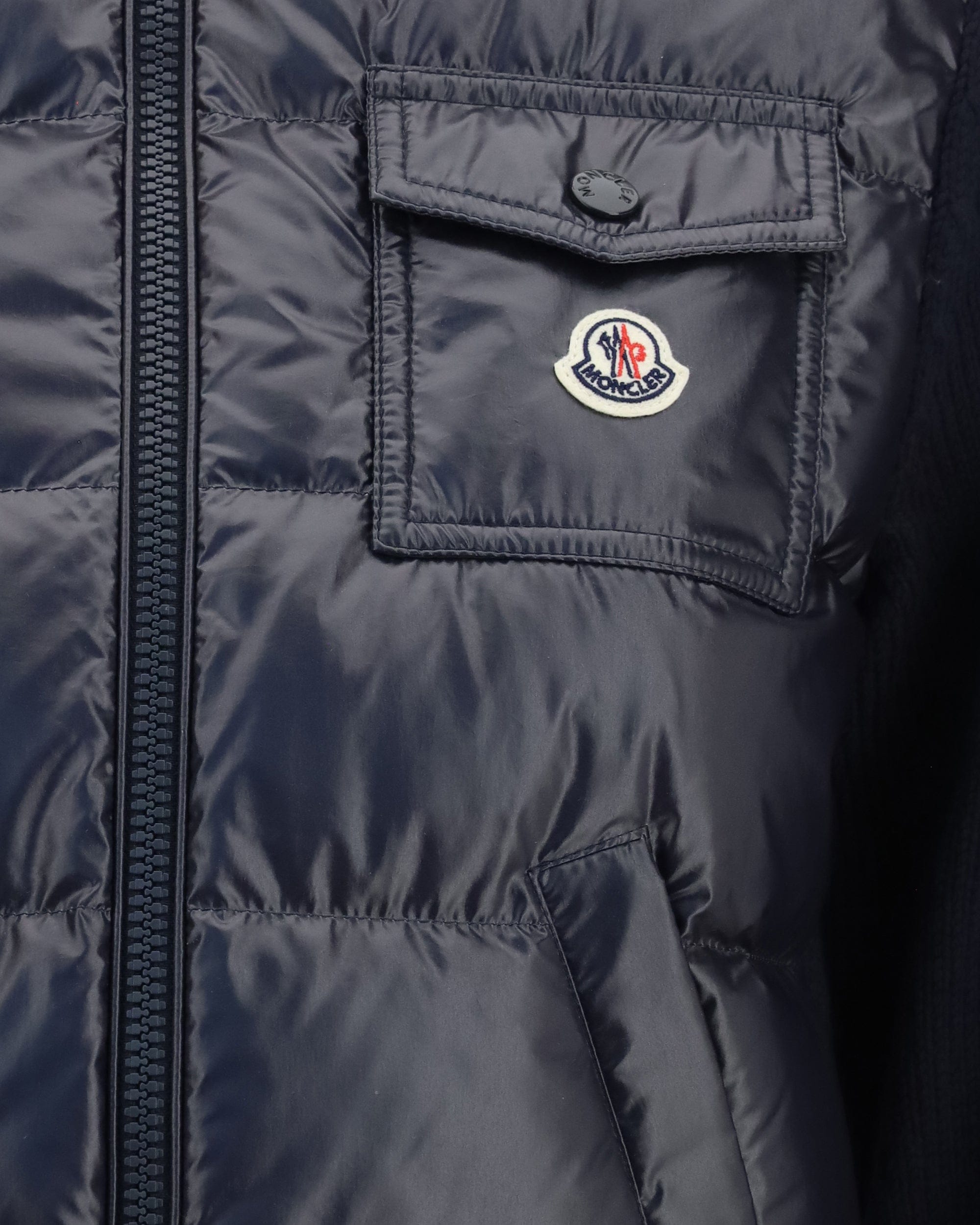 Moncler Cárdigan de lana acolchada