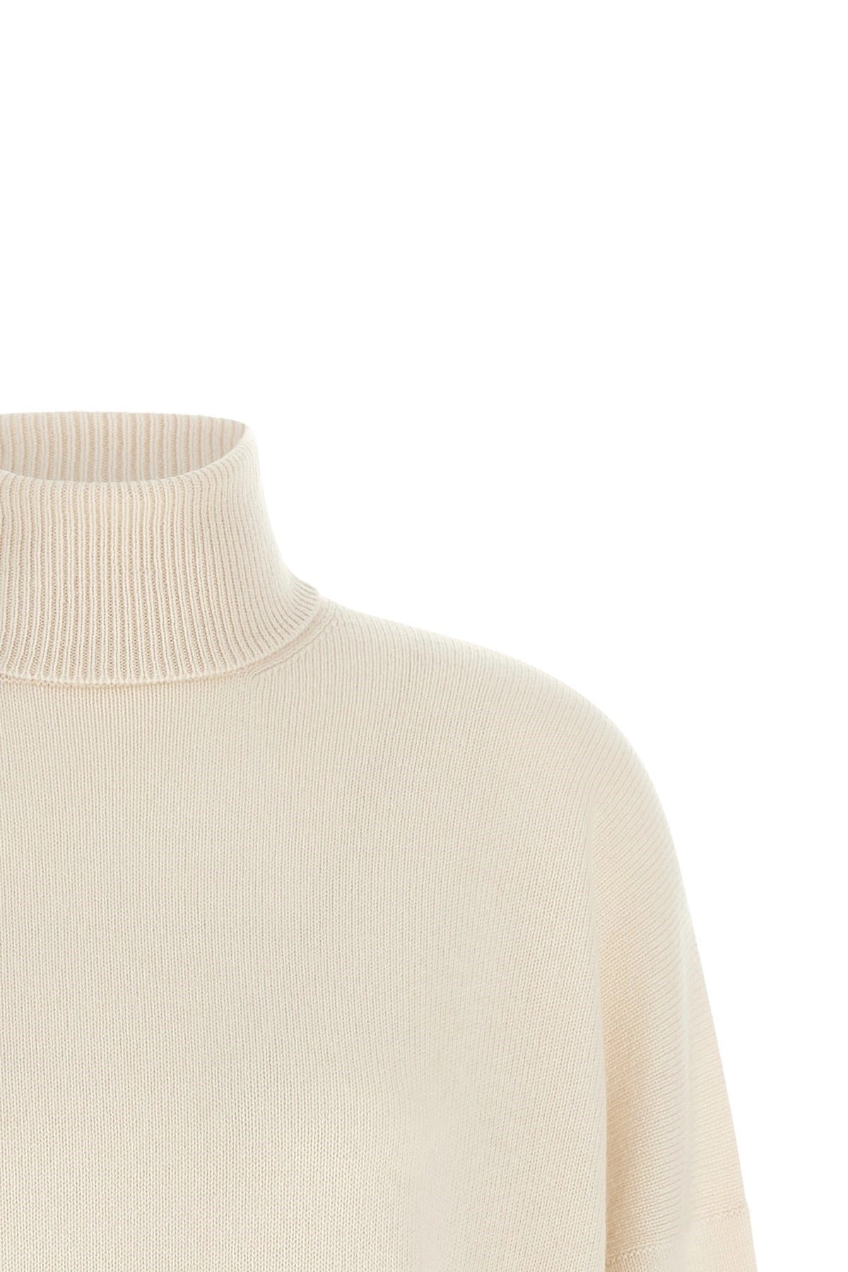 Brunello Cucinelli Ribbed High Neck Beam