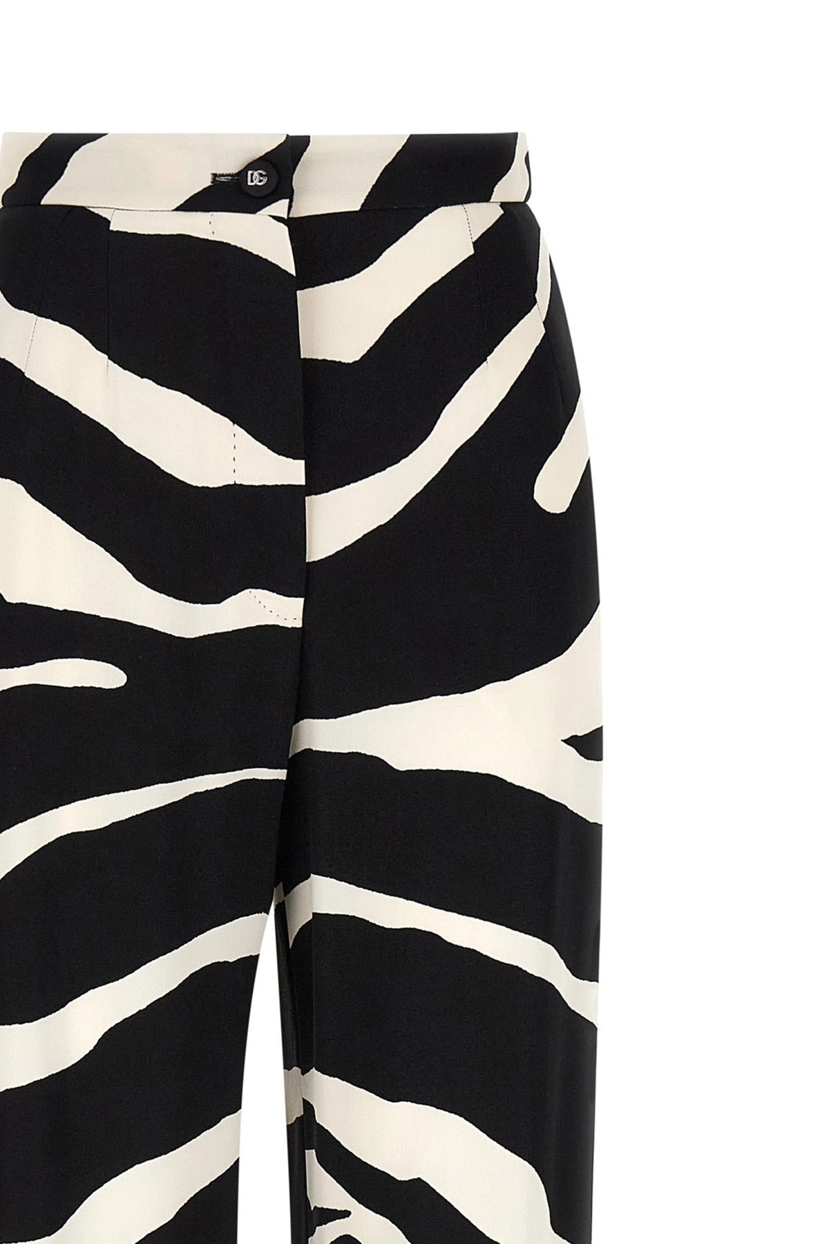 Dolce & Gabbana Zebra Print Palazzo Pants