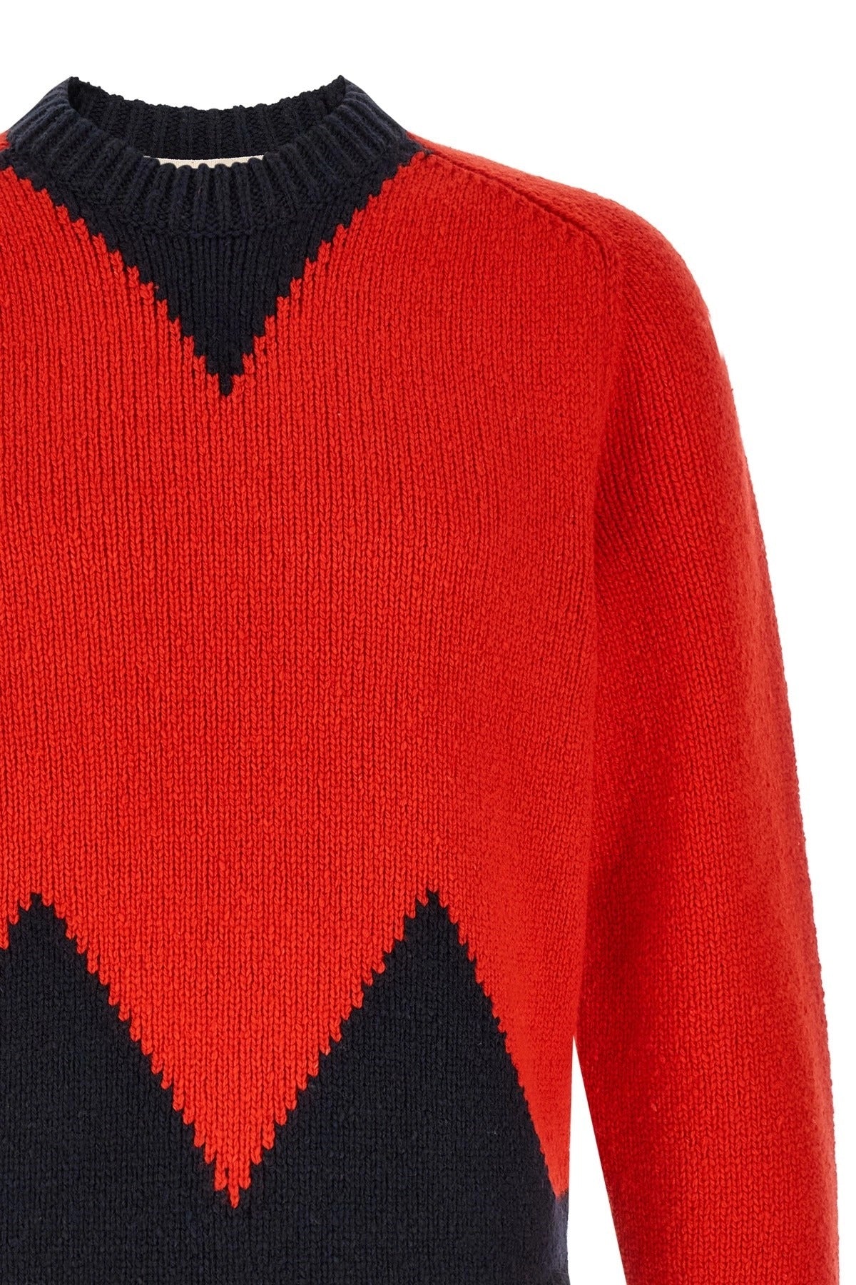 Marni Geometric Intarsia Sweater