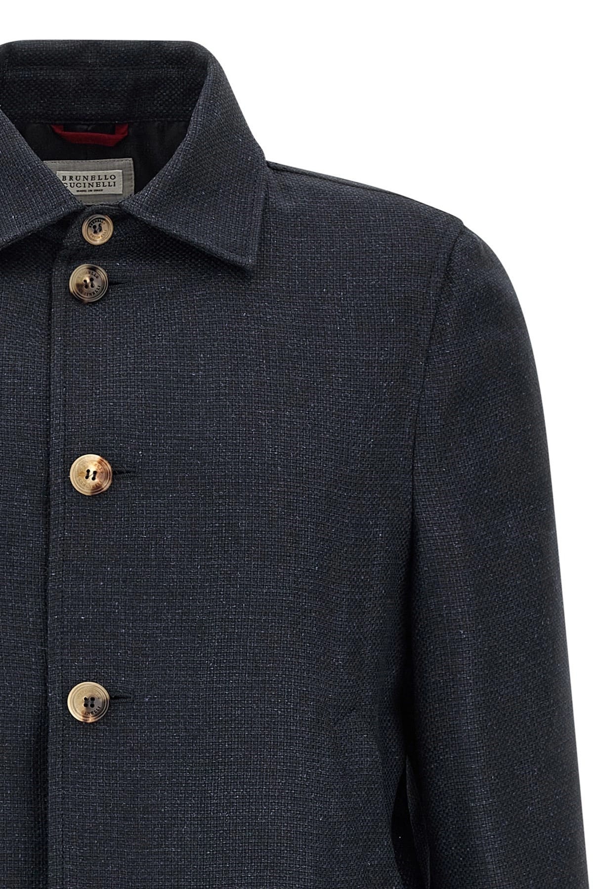 Brunello Cucinelli Linen Silk Blend Jacket