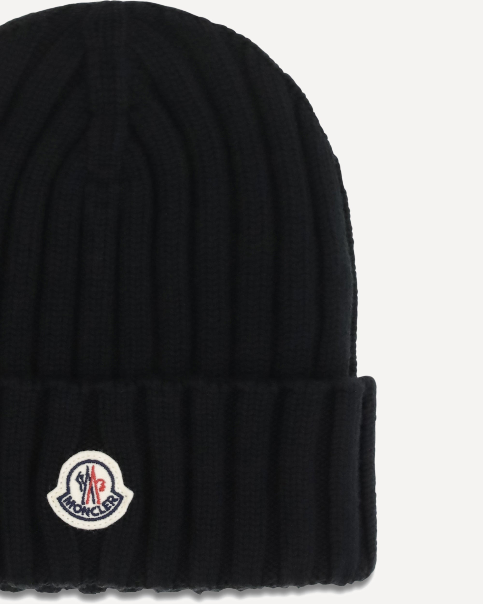 Moncler Wool Beanie With Logo
