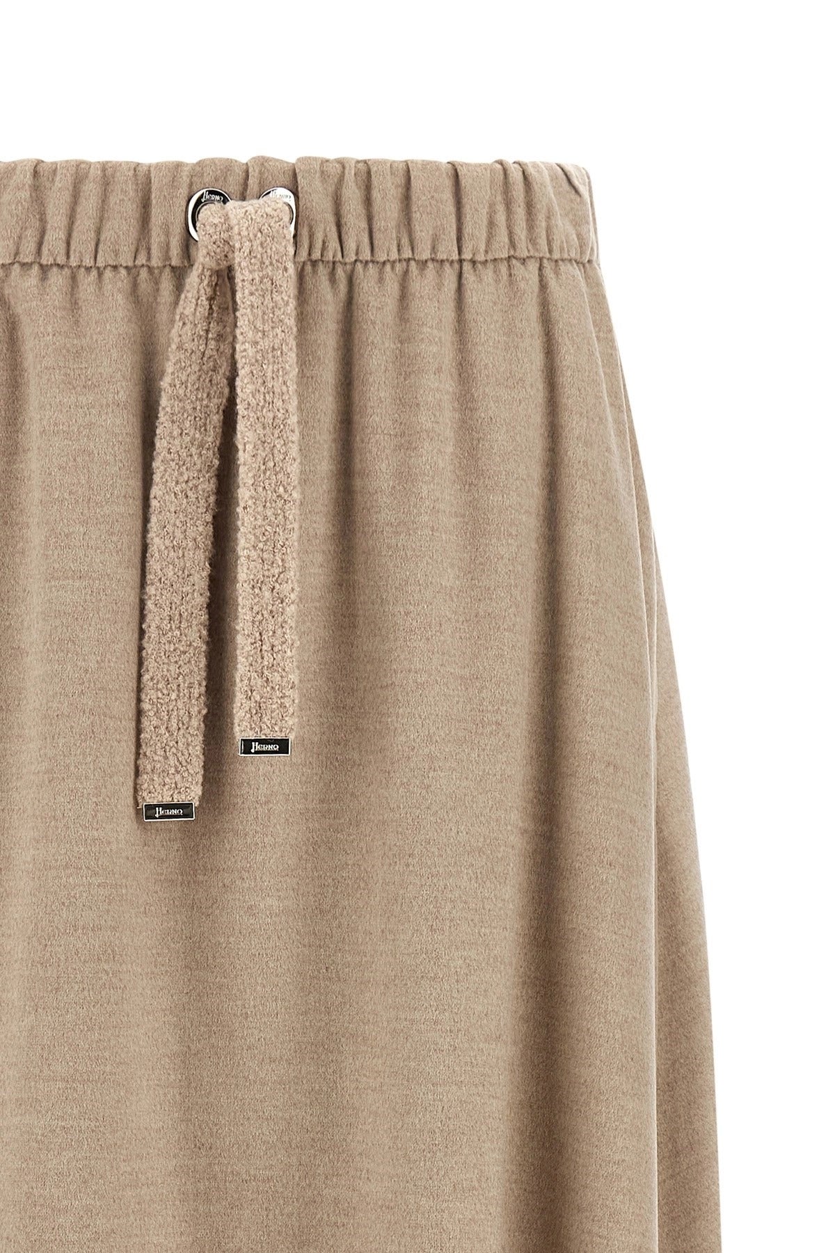 Herno Midi Skirt With Drawstring
