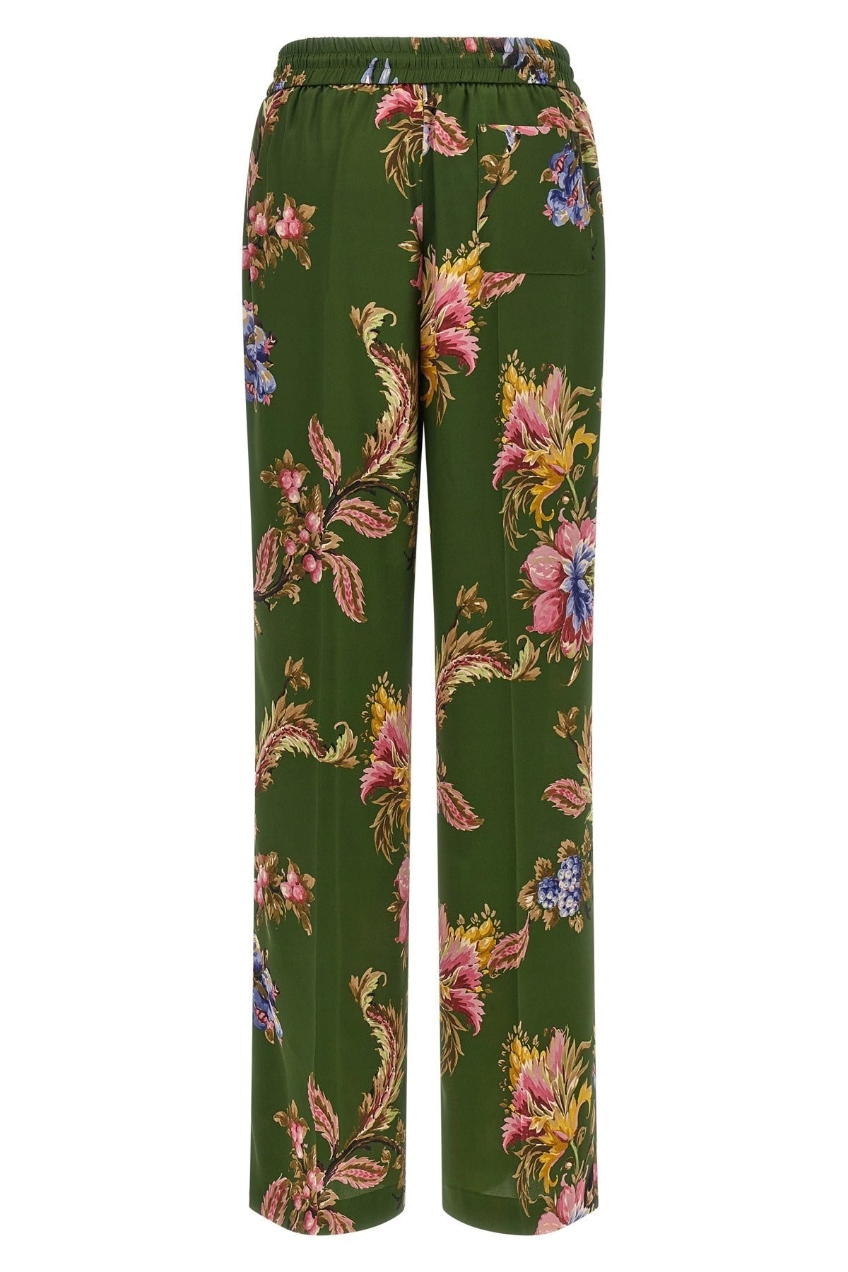Etro Floral Print Wide-Leg Trousers
