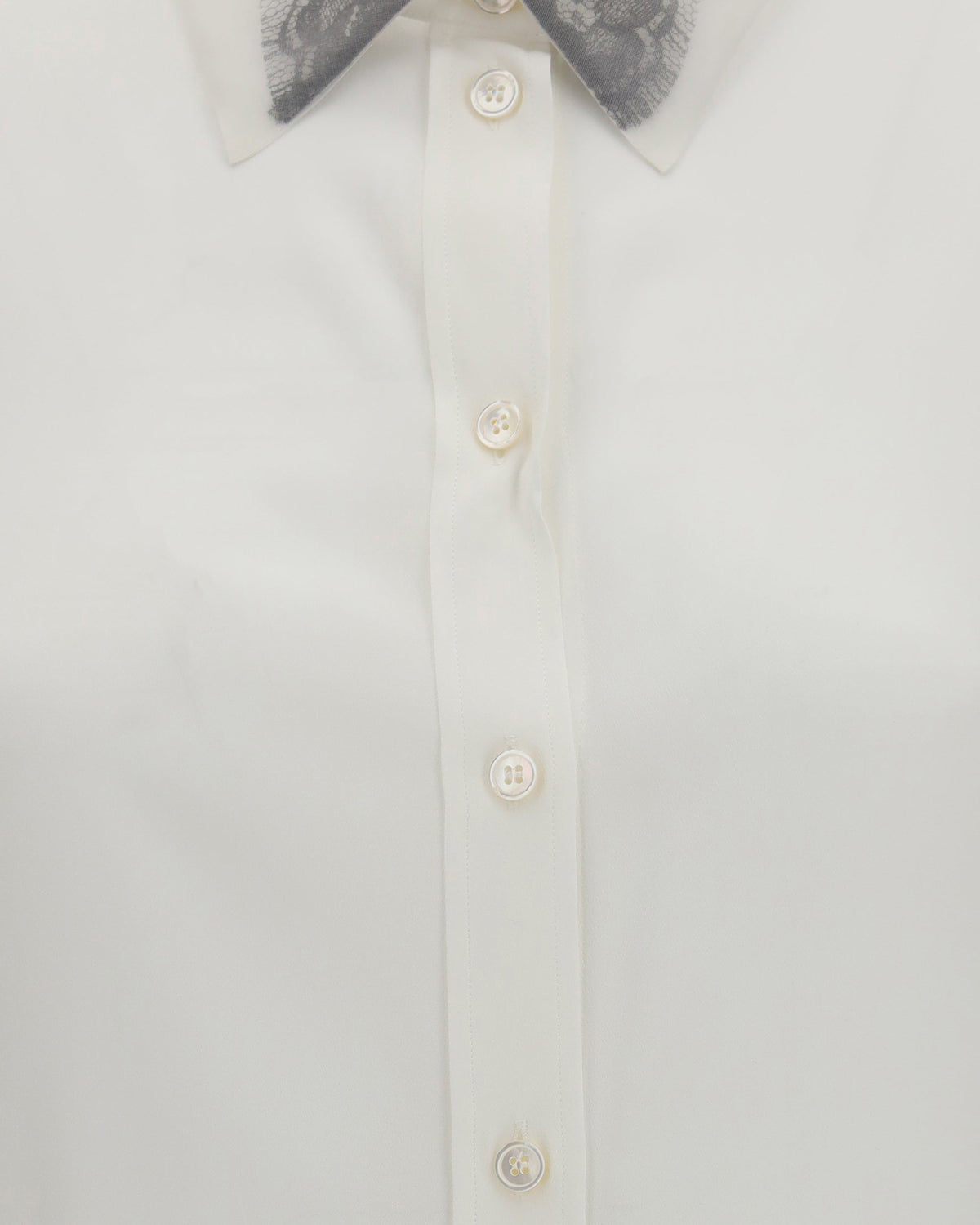 Alexander McQueen Floral Lace Detail Shirt