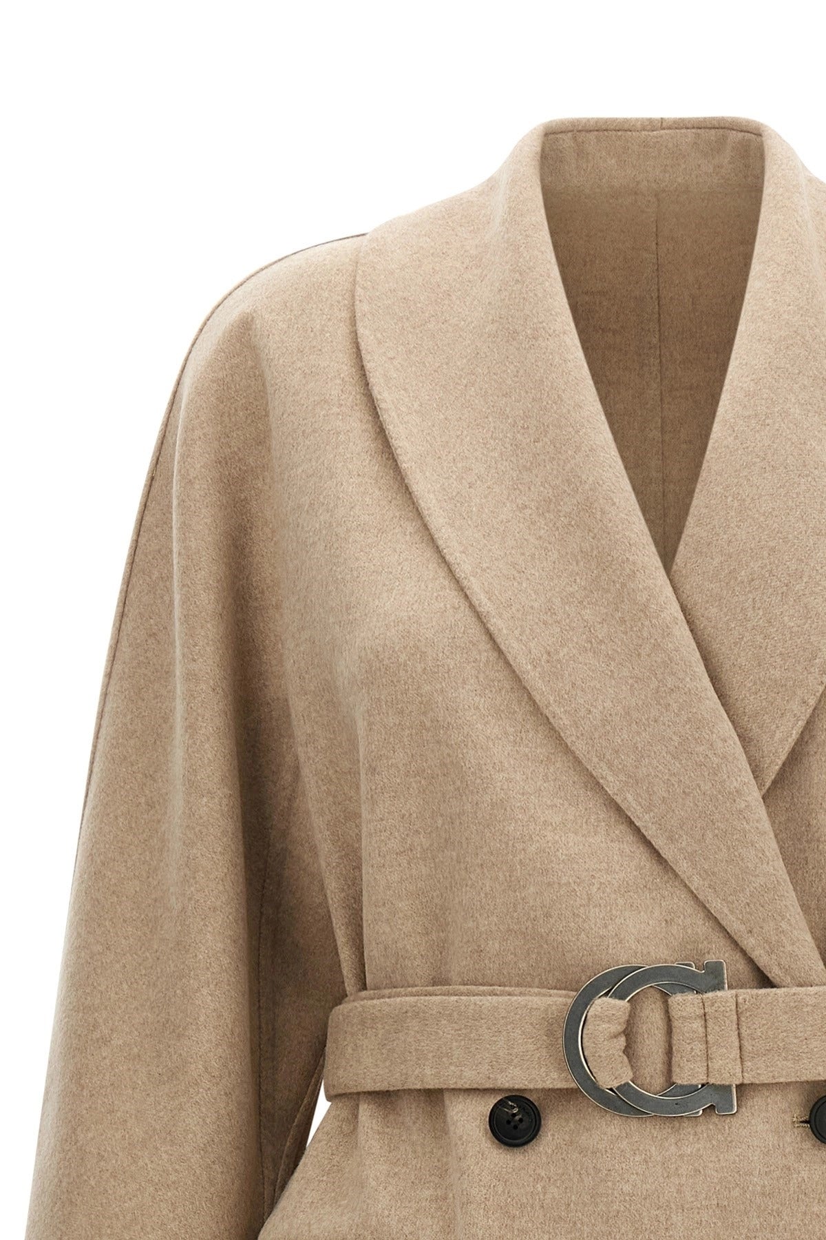 Ferragamo Chateau Double-Breasted Coat