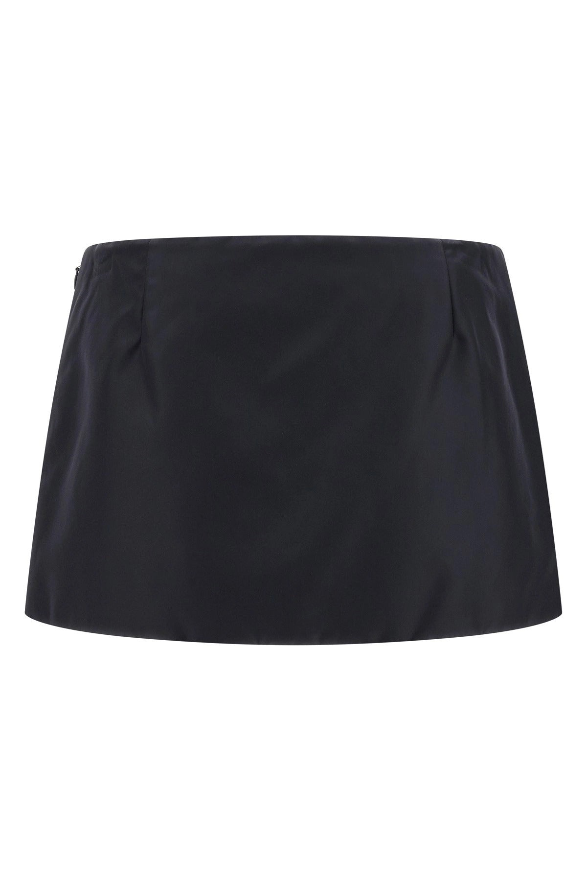 Miu Miu Padded Nylon Fleece Mini Skirt