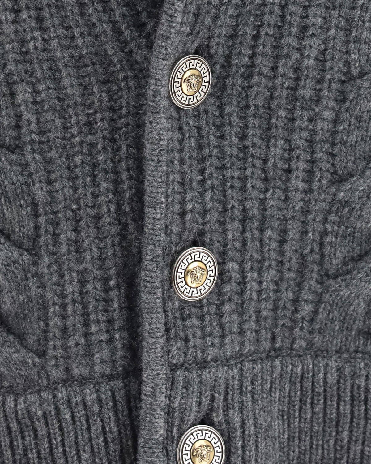 Versace Knitted Button Cardigan