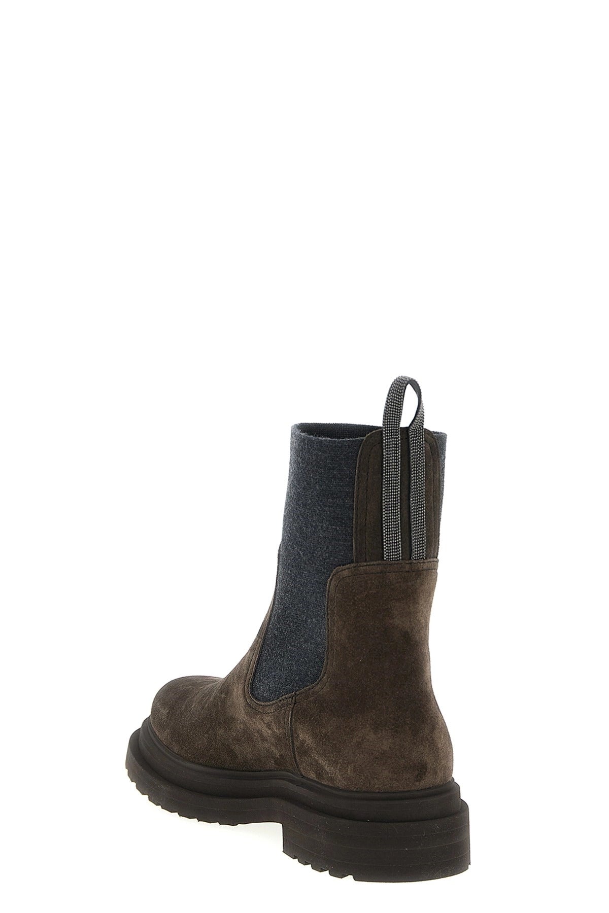 Brunello Cucinelli Precious Loop Detail Ankle Boots