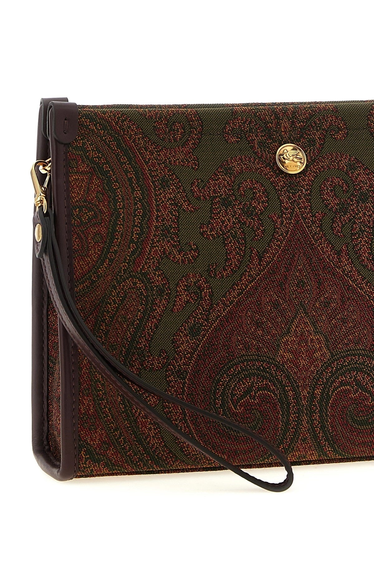 Etro Medium Jacquard Paisley Pouch