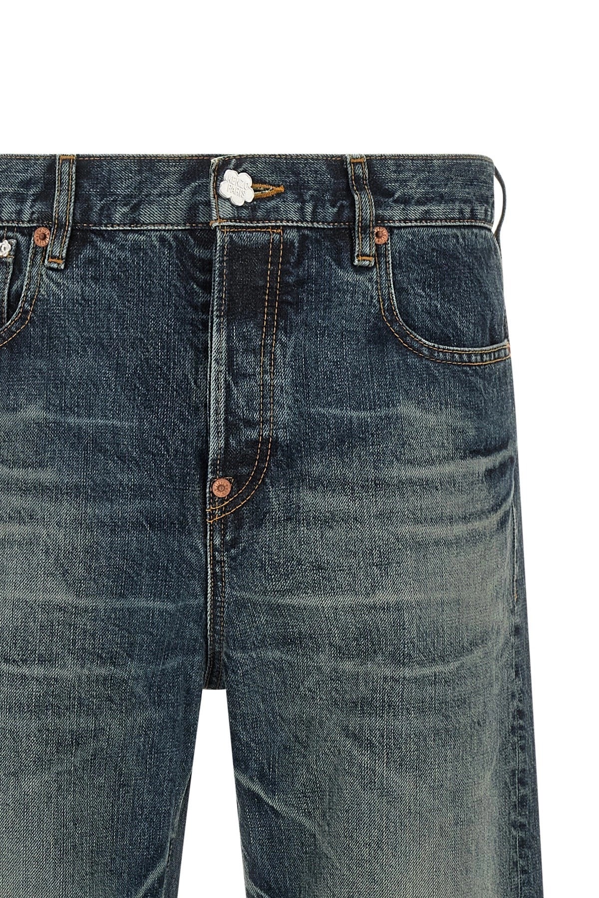 Kenzo Boke Flower Button Jeans
