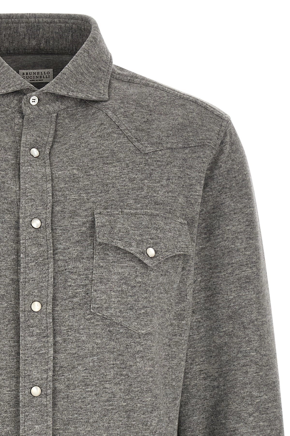 Brunello Cucinelli Western Knit Shirt