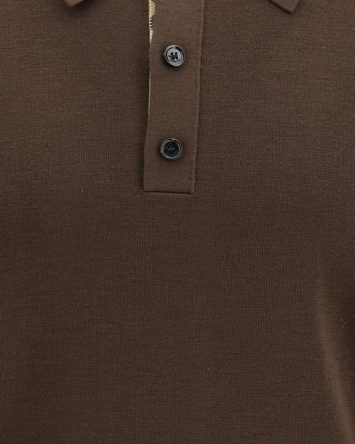 Burberry Long-Sleeve Wool Polo