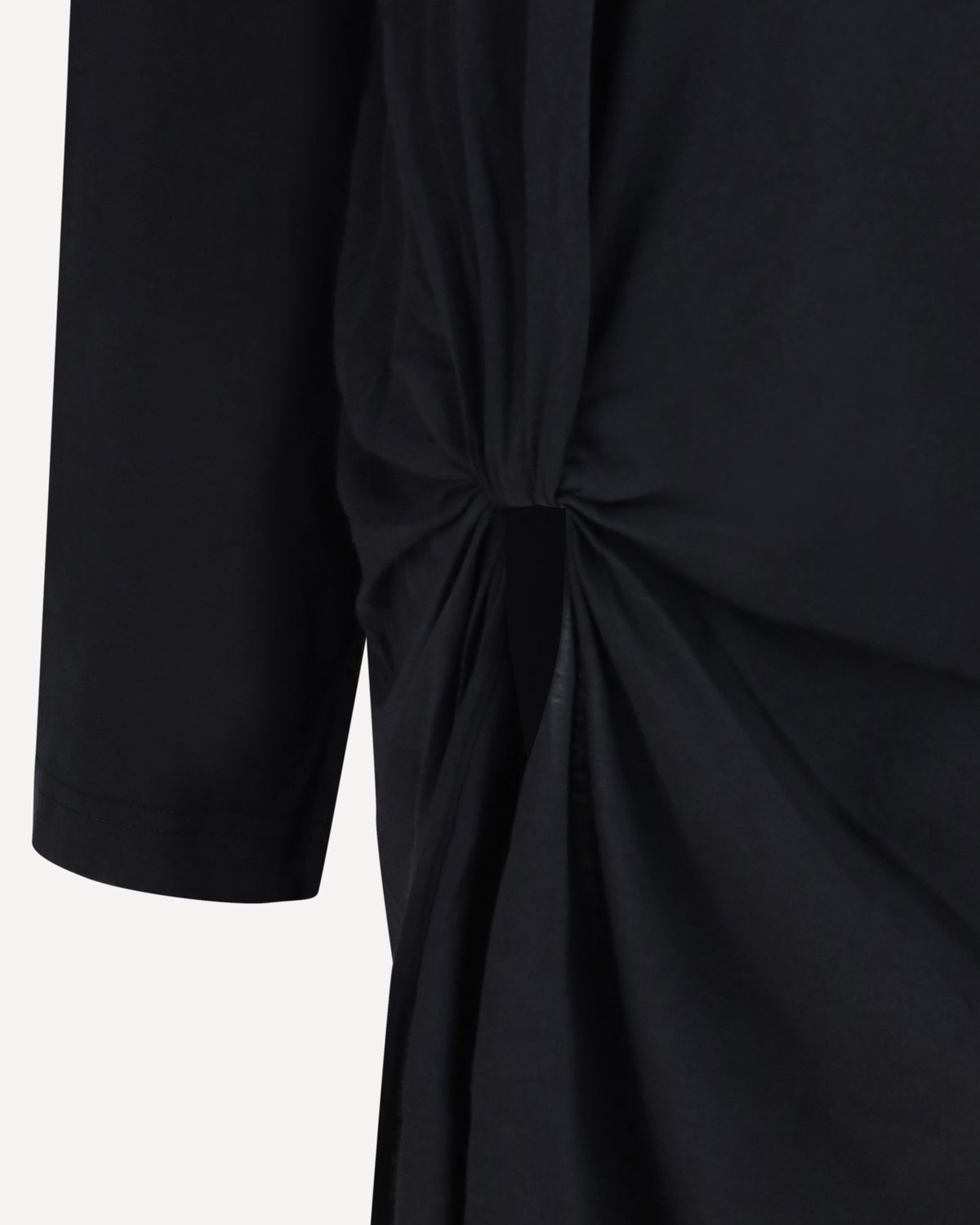 Balenciaga Twisted-Knot Cotton Dress