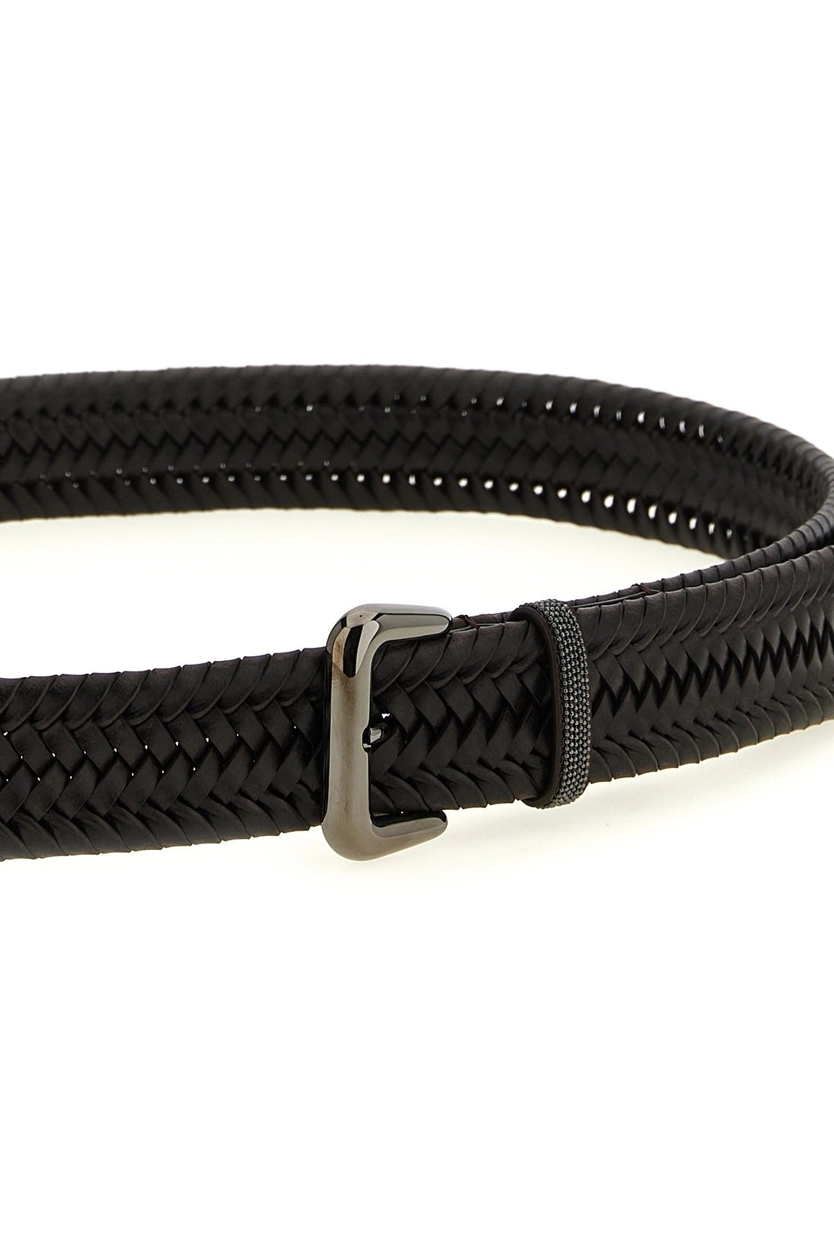 Brunello Cucinelli Shiny Loop Belt