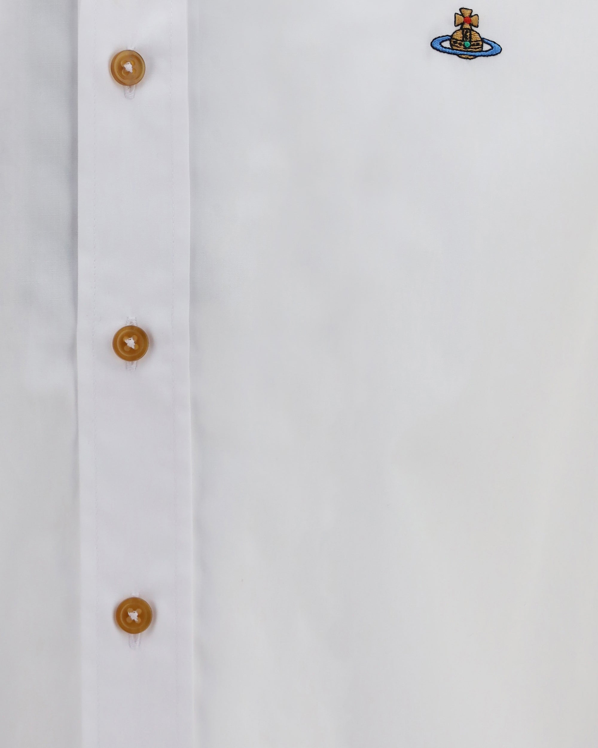 Vivienne Westwood Orb Embroidered Cotton Shirt