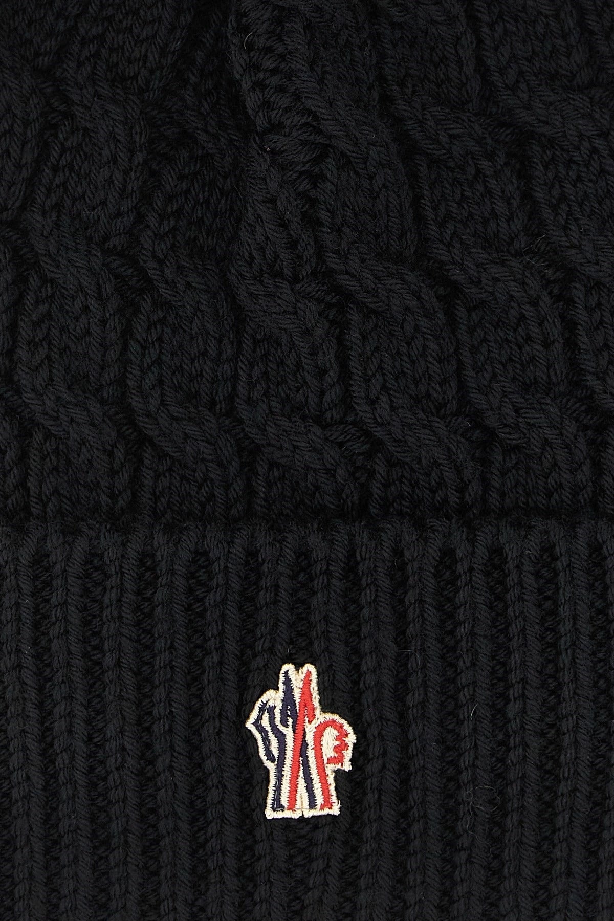 Moncler Grenoble Wool Beanie With Pon-Pon