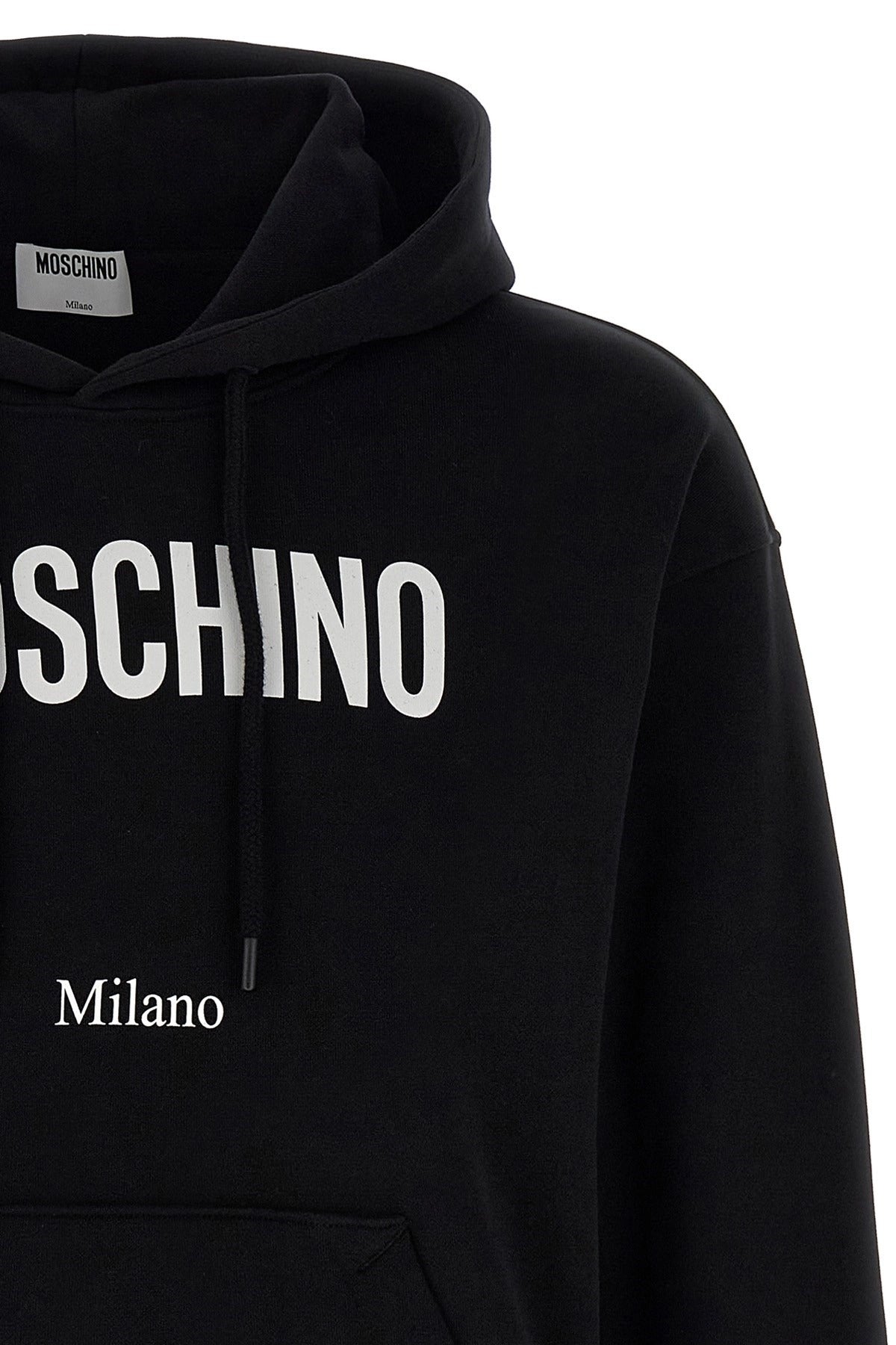 Moschino Logo Print Hoodie