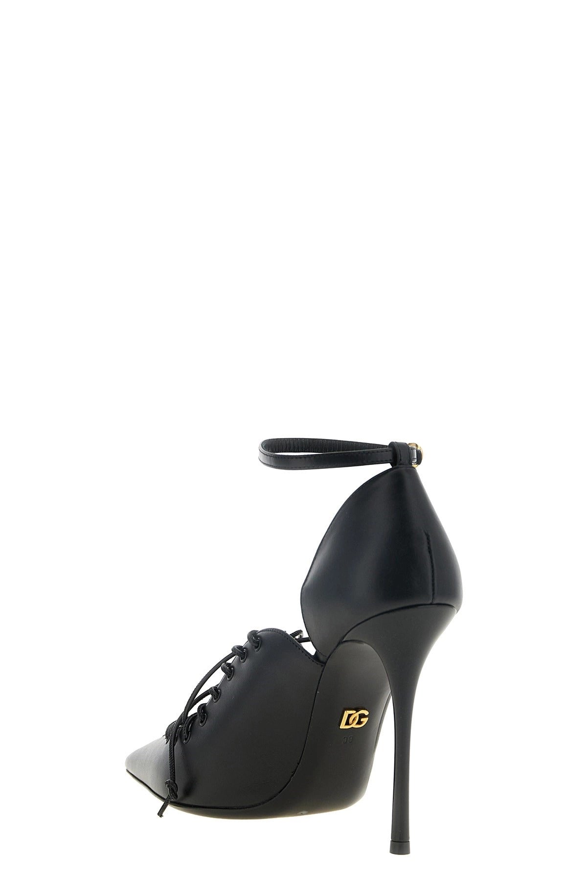 Dolce & Gabbana Leather Lace-Up Pumps