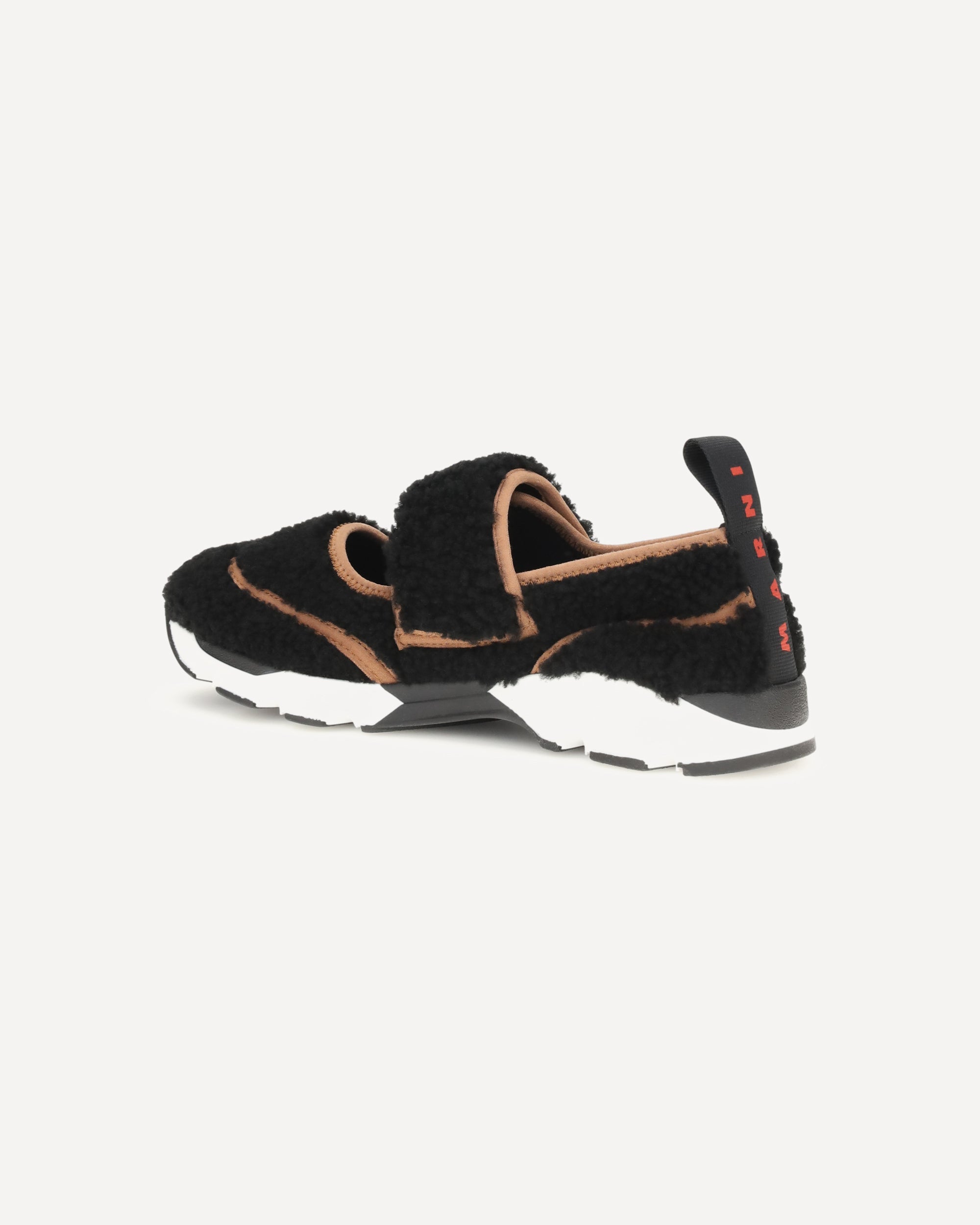 Marni Mary Jane Shearling Sneakers