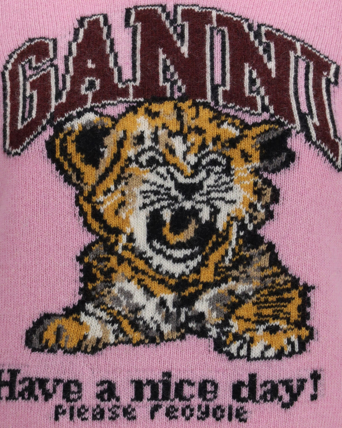 Ganni Wool Graphic Sweater