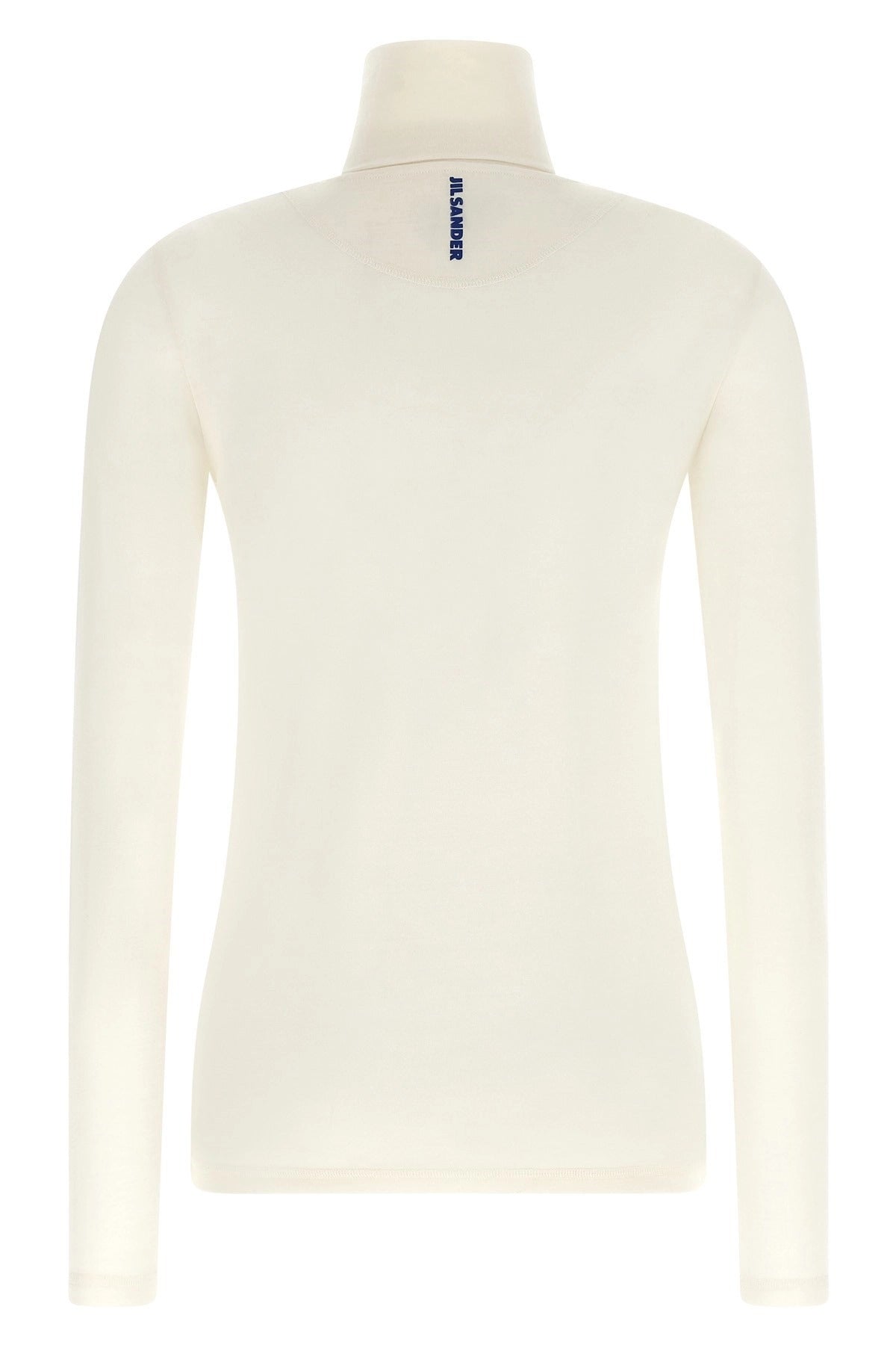 Jil Sander Ivory Half-Zip Sweater