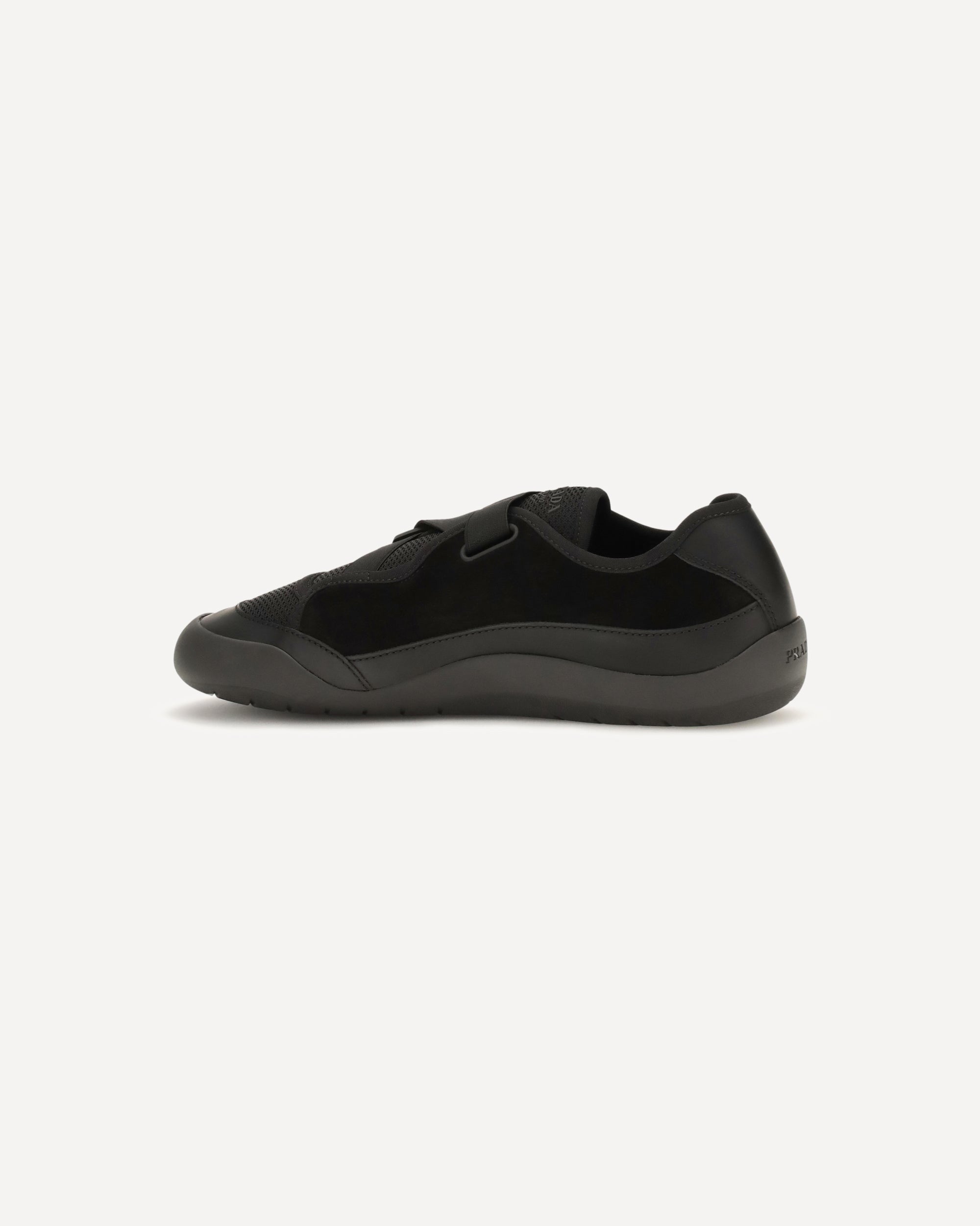 Prada Speedrock Leather Mesh Sneakers