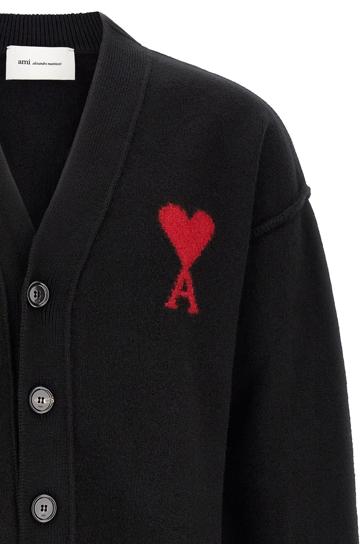Ami Paris Ami De Coeur Cardigan