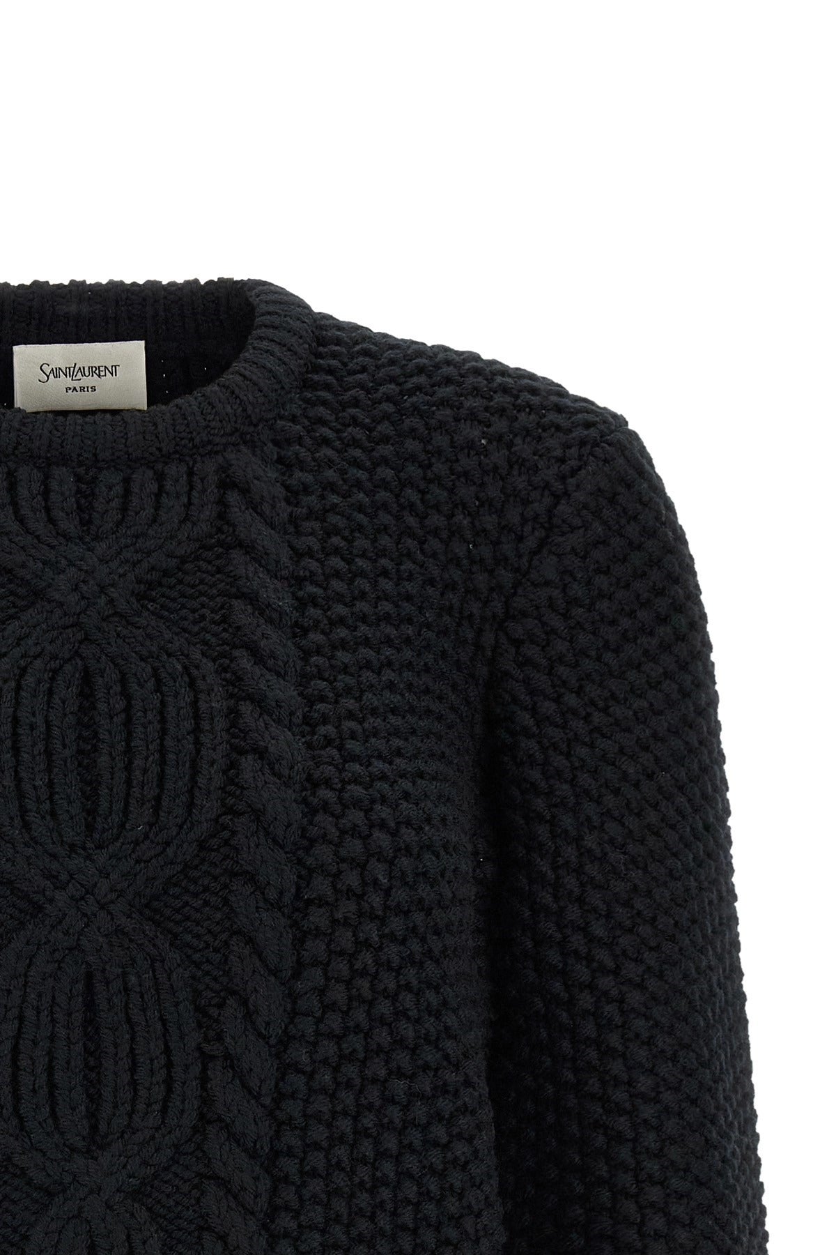 Saint Laurent Wool Sweater With Processing