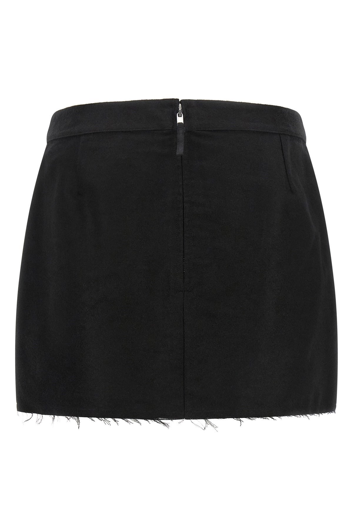 Rick Owens Fog Cutoff Mini Skirt