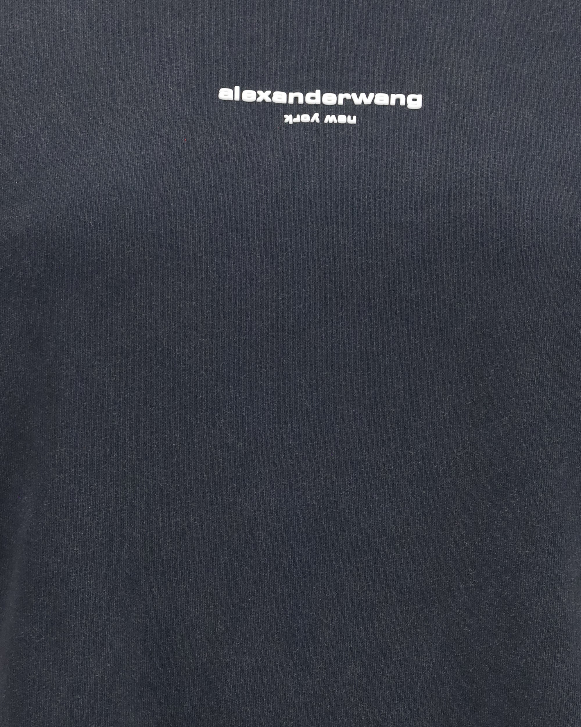 Alexander Wang تيشيرت بأكمام قصيرة مع طباعة شعار مركزية