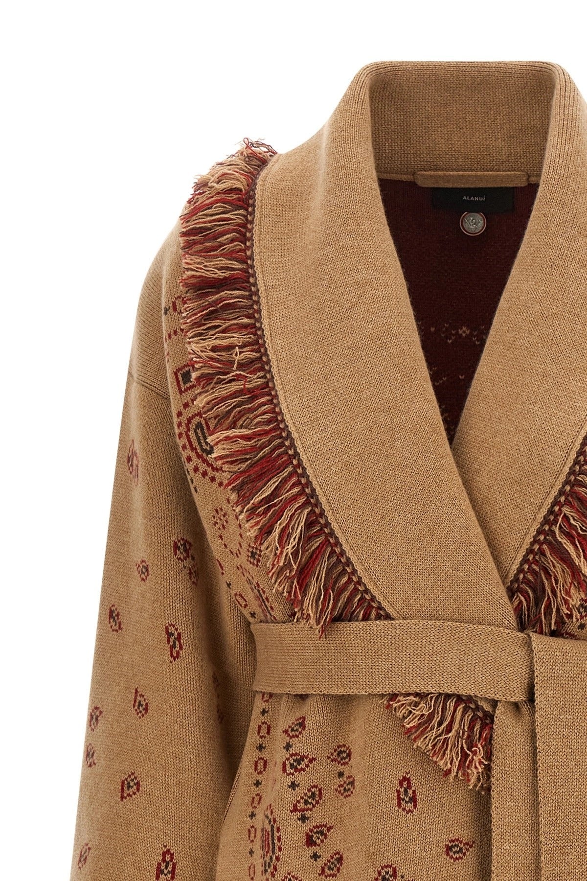 Alanui Bandana Cashmere Cardigan