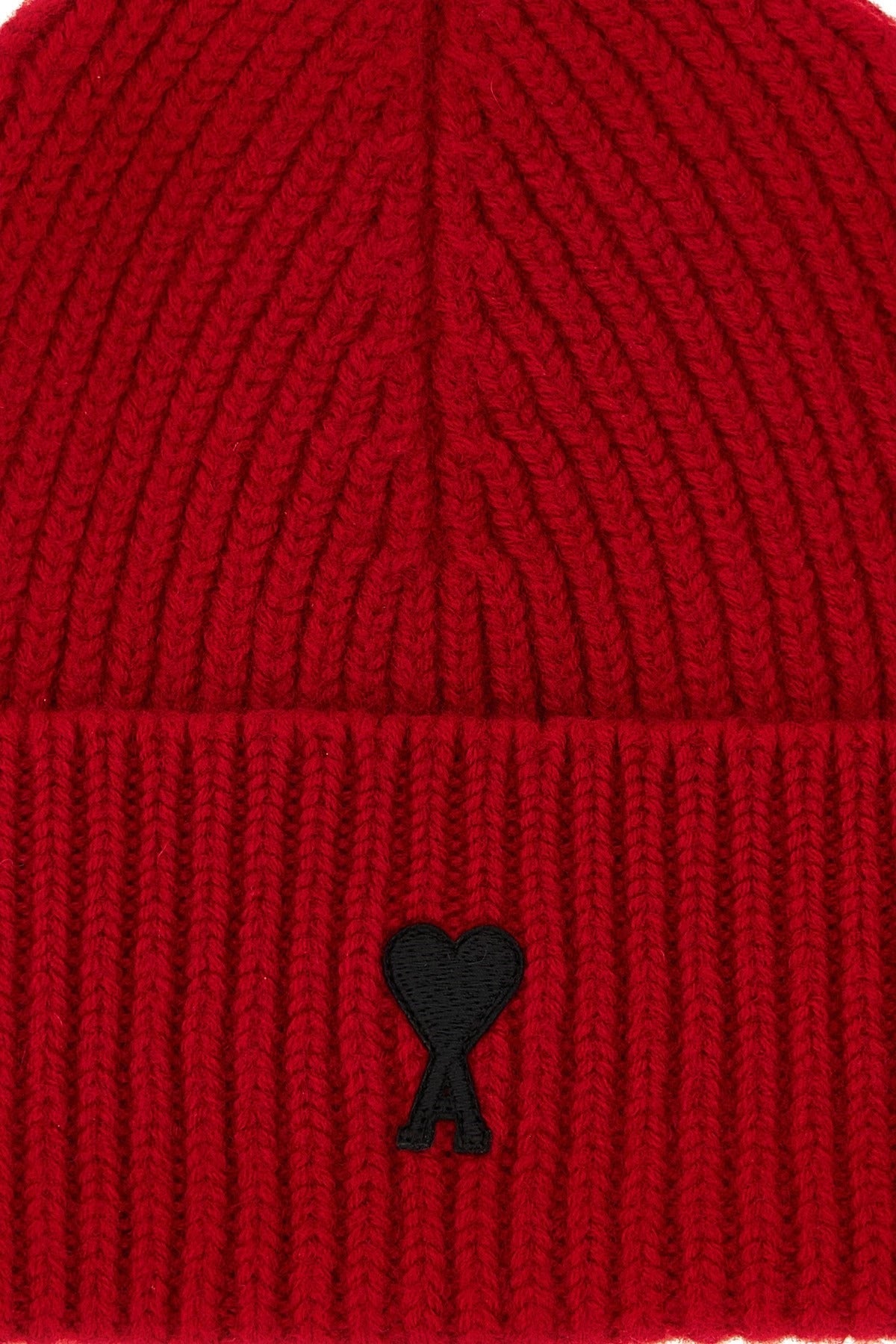 Ami Paris Ami De Coeur Beanie