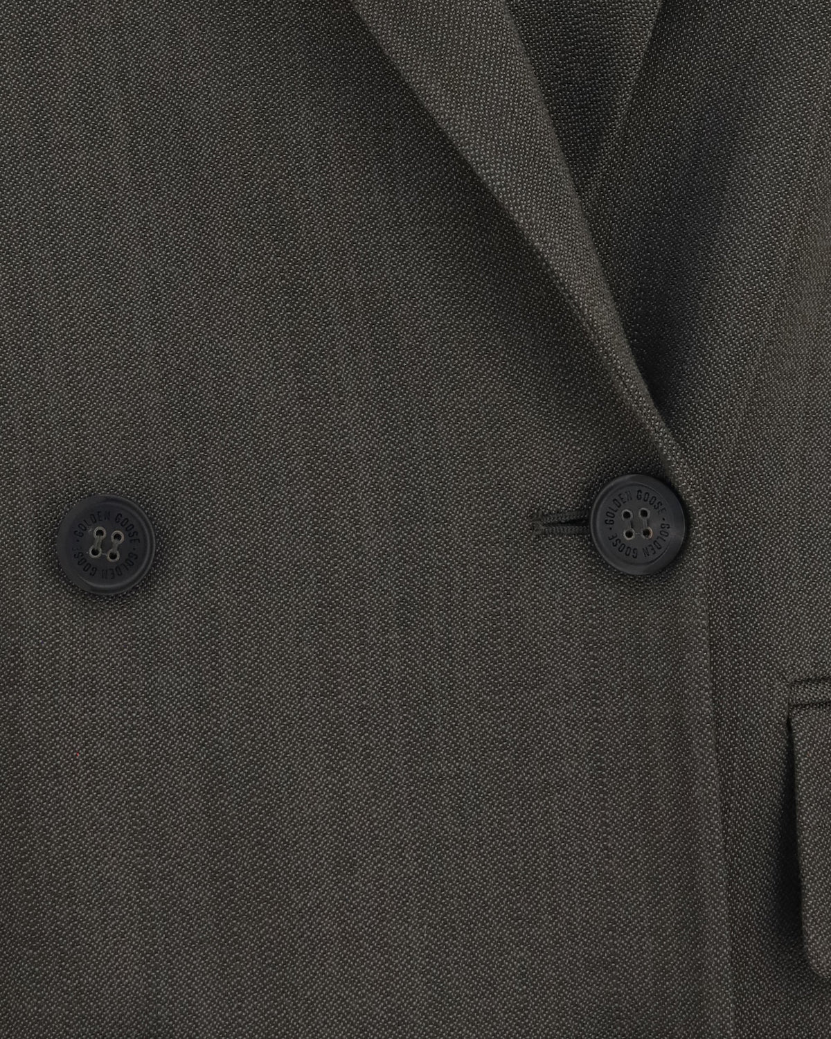 Golden Goose Double-Breasted Blazer With Drawstring