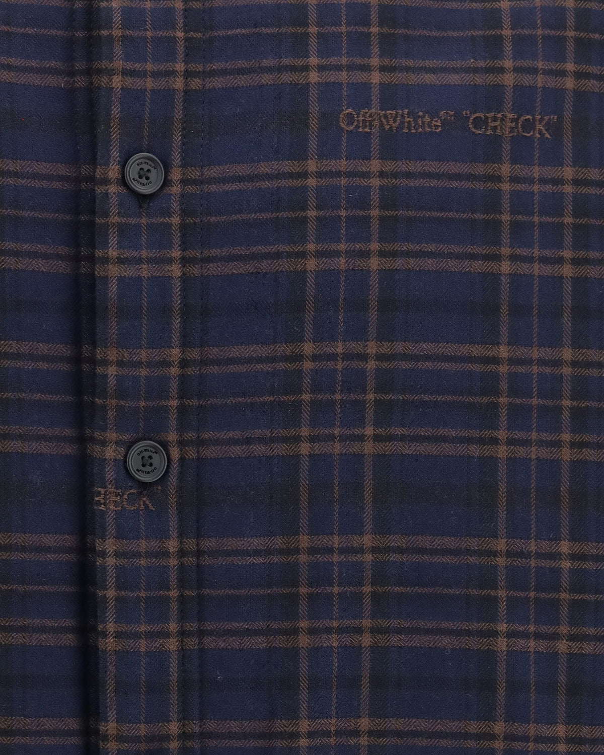 Off-White Oversized Padded Flannel Shirt