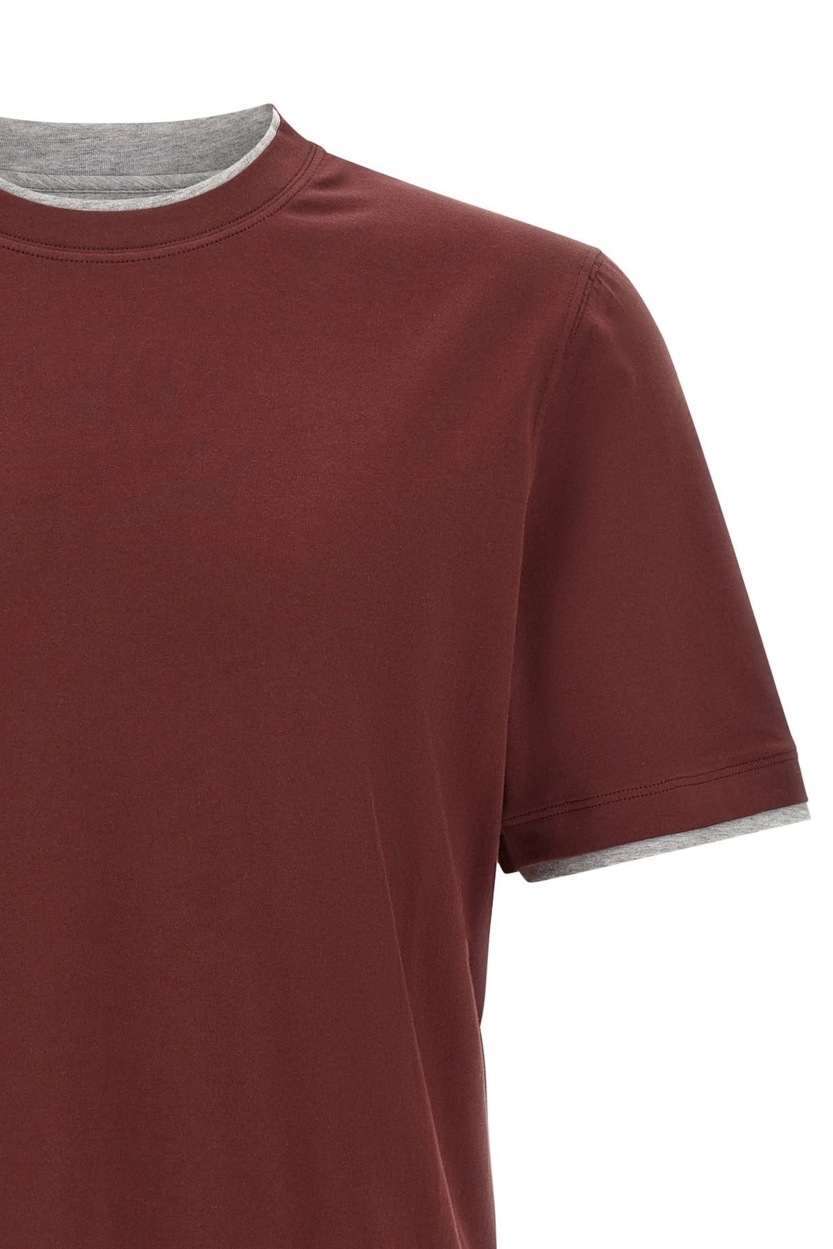 Brunello Cucinelli Faux-Layering T-Shirt