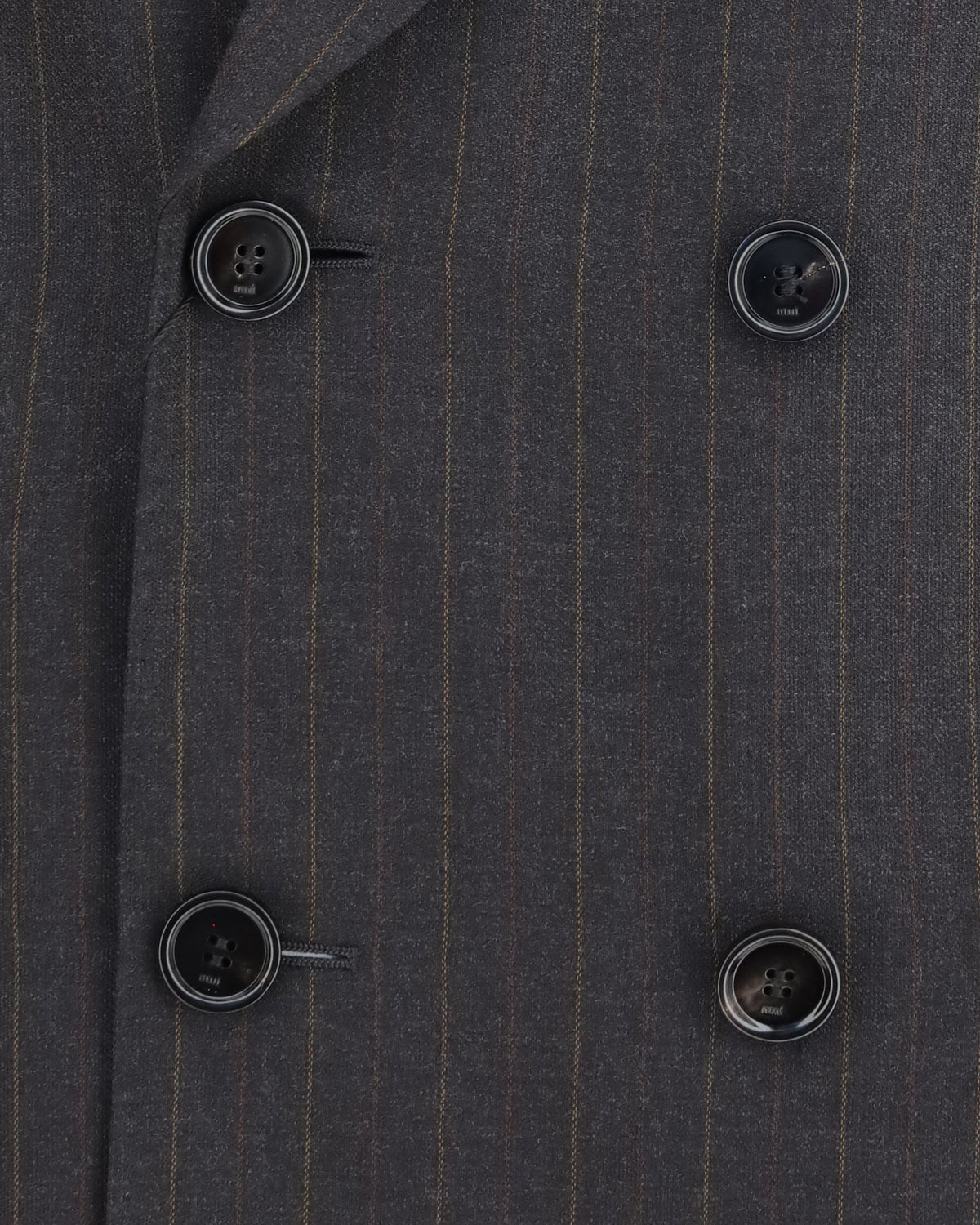 Ami Paris Striped Wool Double-Breasted Blazer