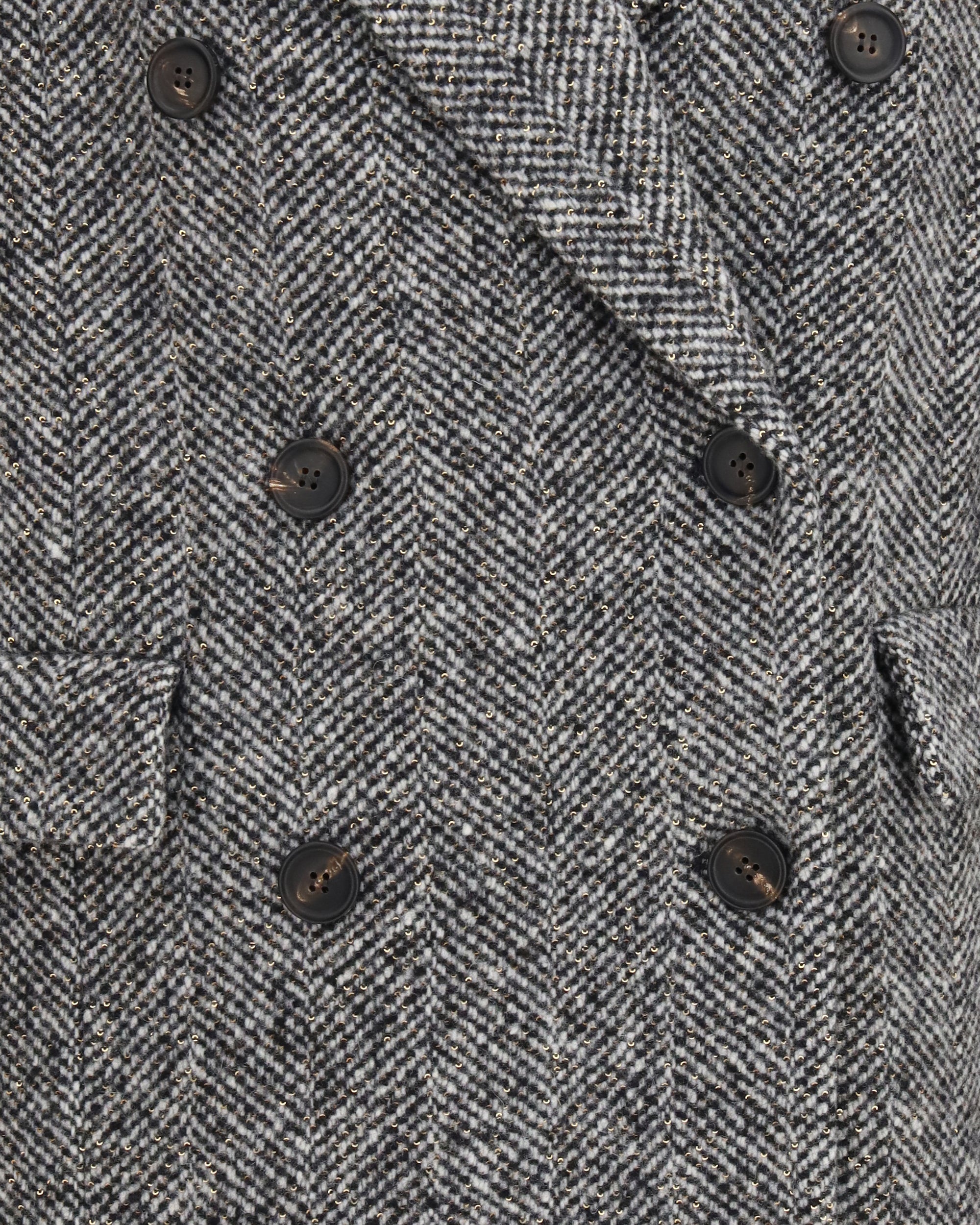 Brunello Cucinelli Double-Breasted Wool Alpaca Blend Coat