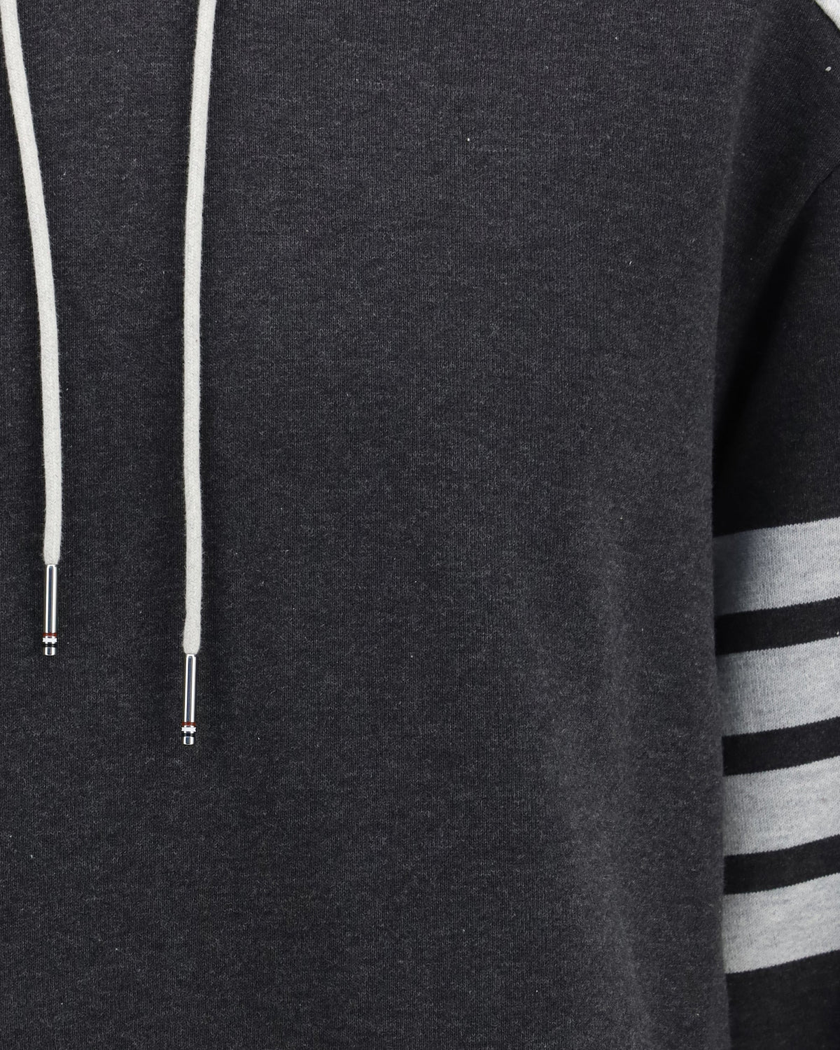 Thom Browne Loopback Colorblock Hooded Sweatshirt