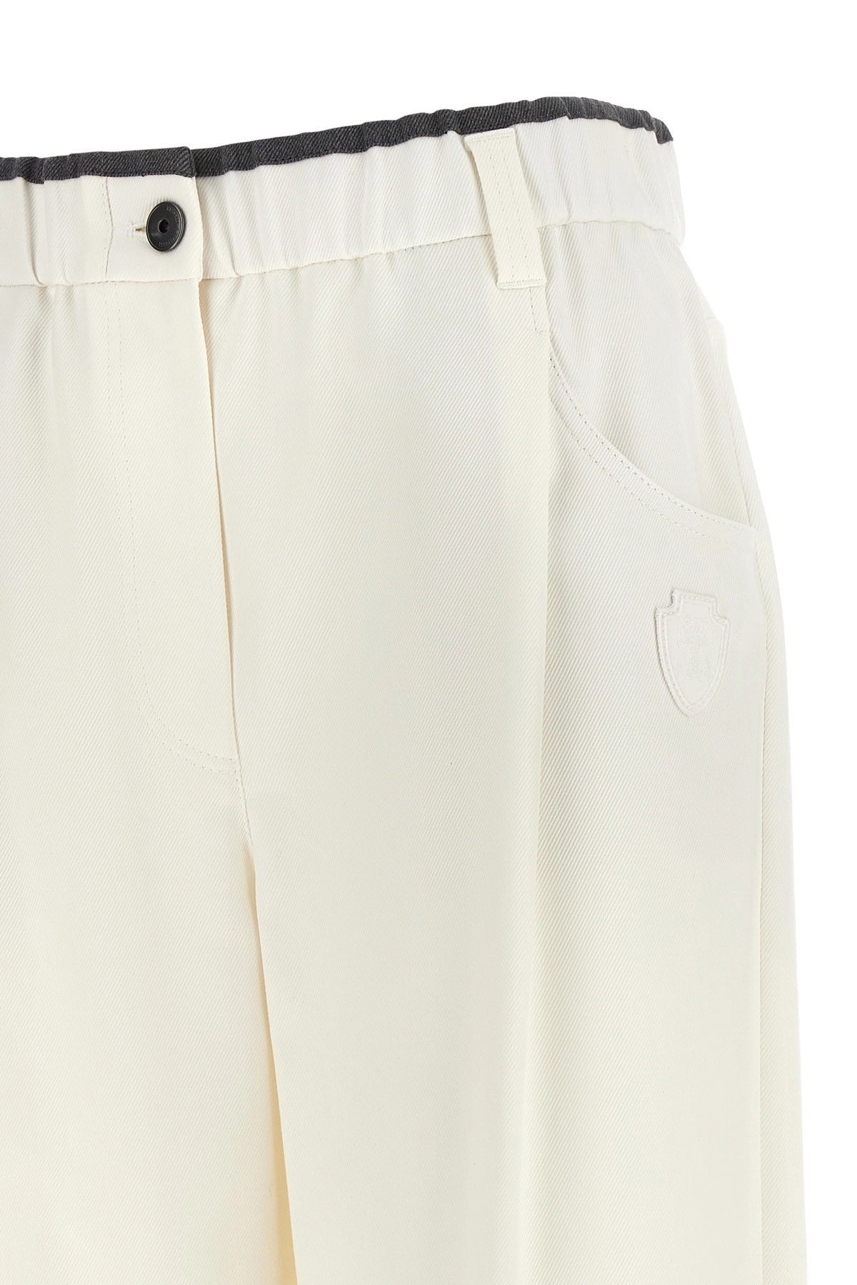 Brunello Cucinelli Cotton Straight-Leg Trousers
