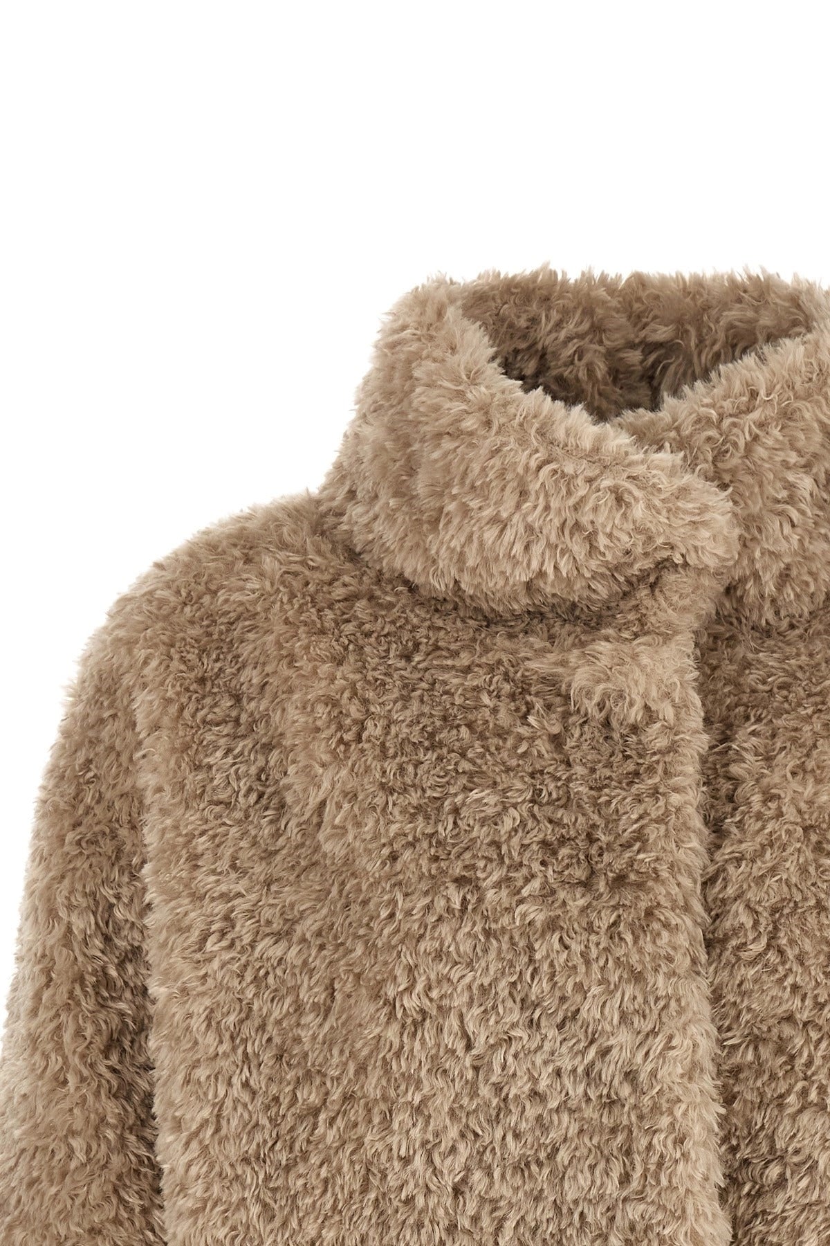 Herno Curled Shearling Effect Coat