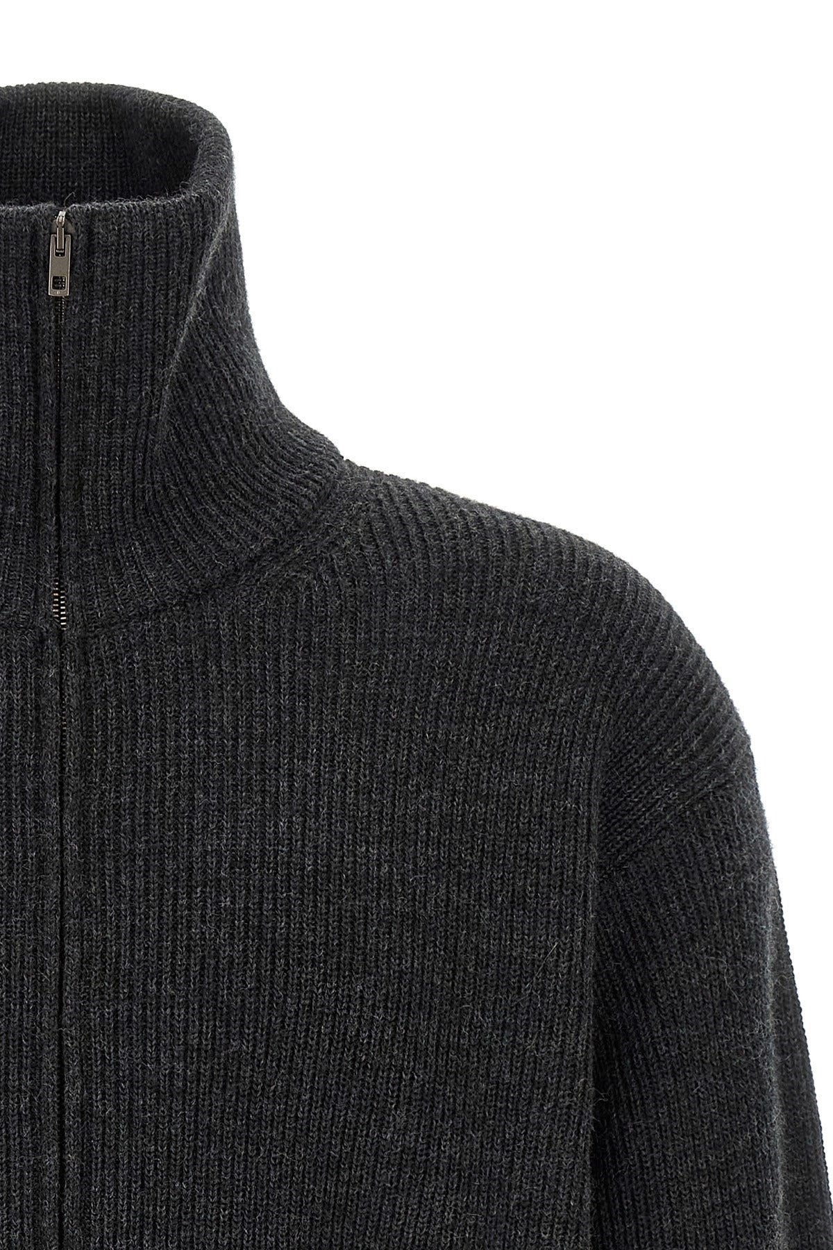 Lemaire Gray Zip Cardigan