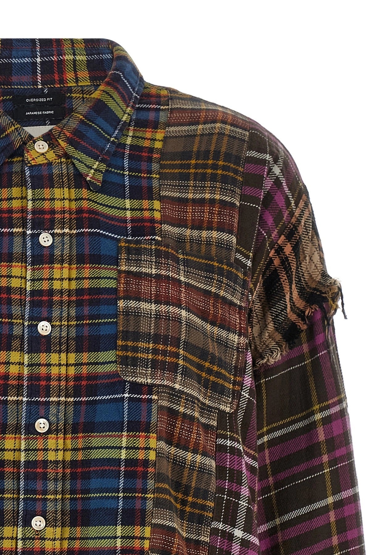R13 Patchwork Tartan Shirt