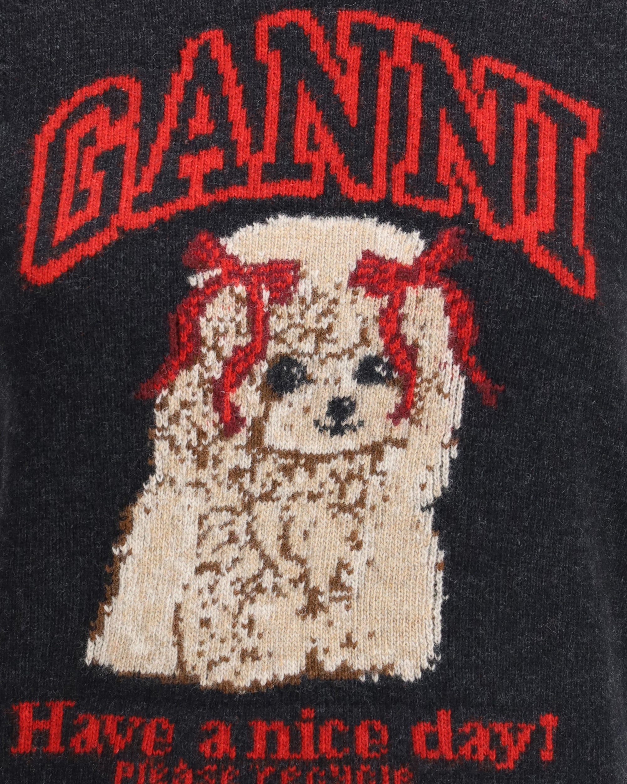 Ganni Graphic Wool Vest