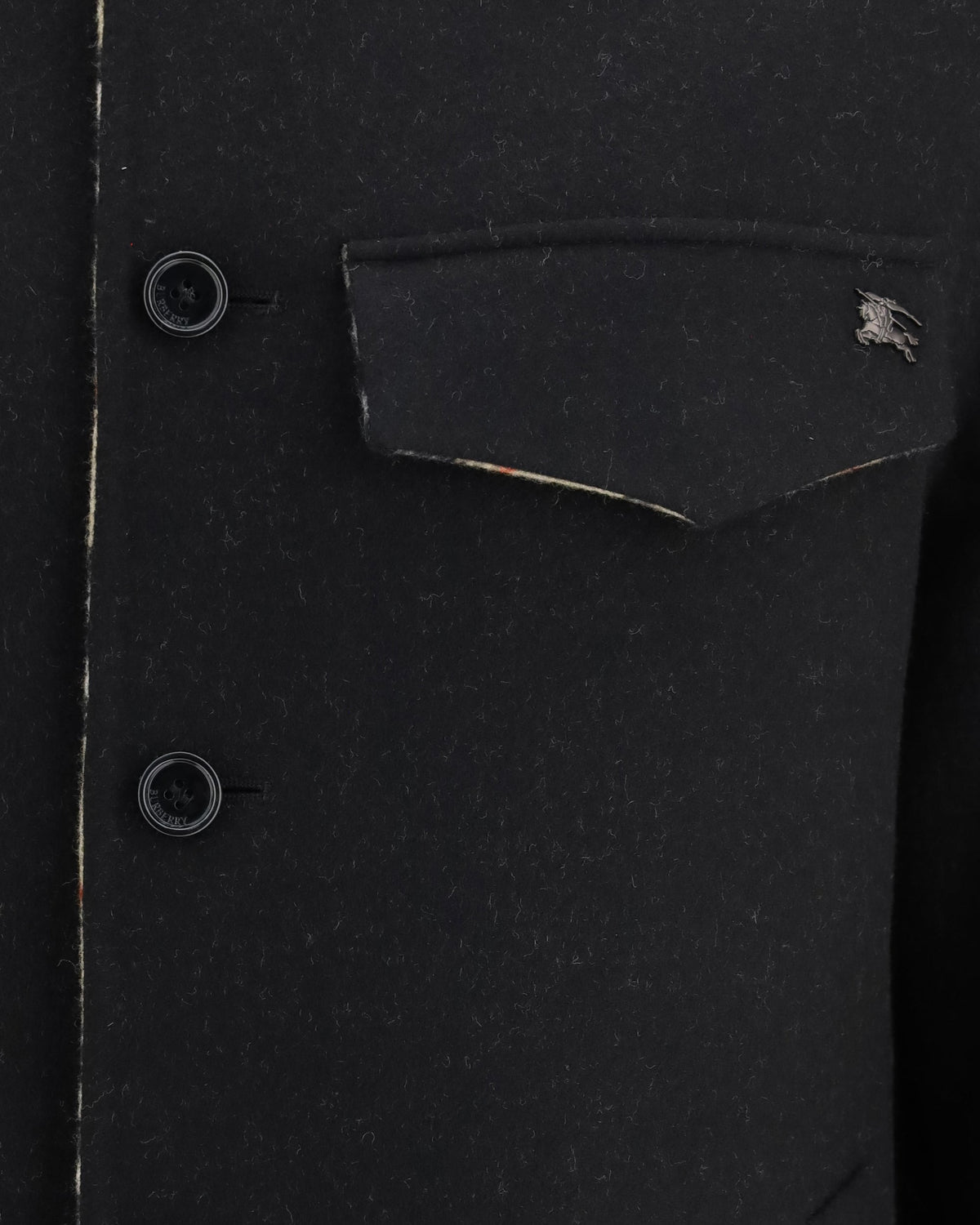 Burberry Herringbone Wool Jacket
