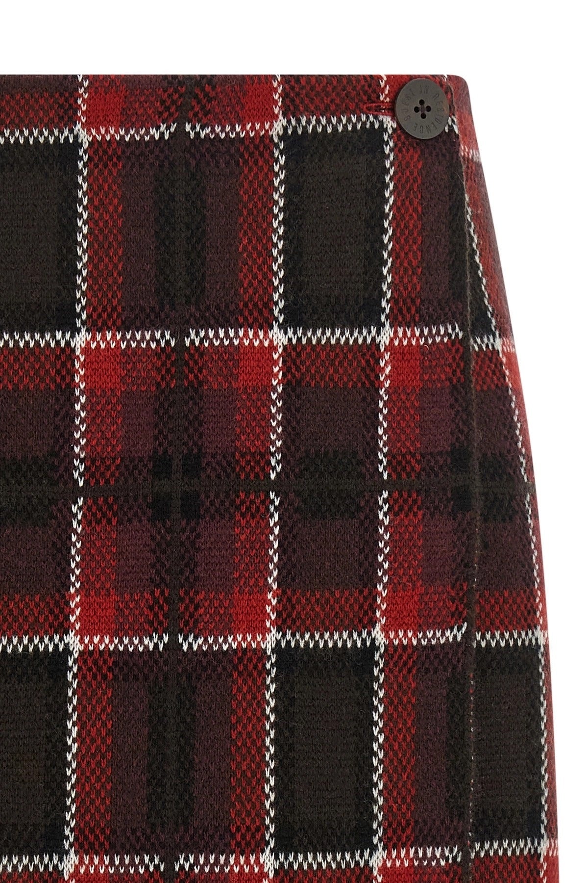 Guest in Residence Tartan Mini Skirt