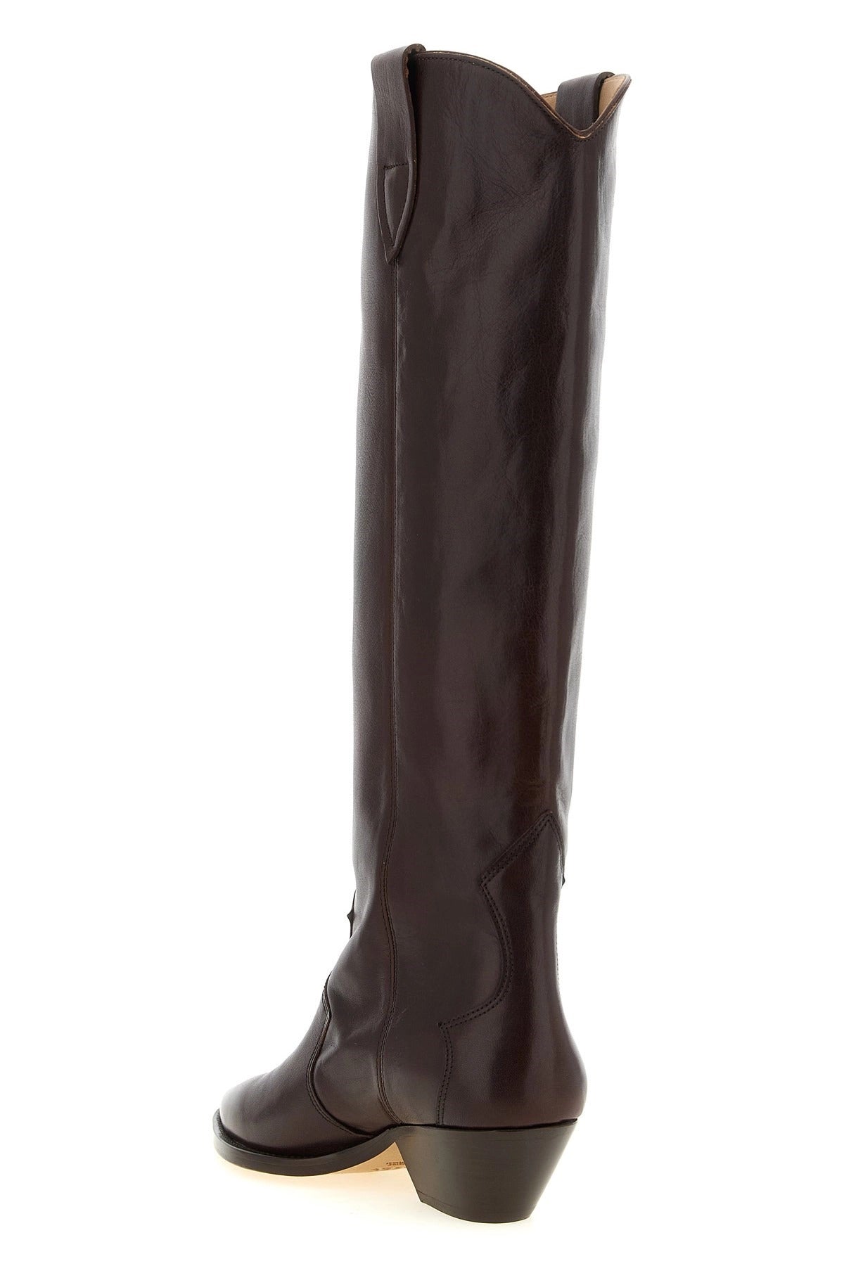 Isabel Marant Denvee Western Style High بوت طويل